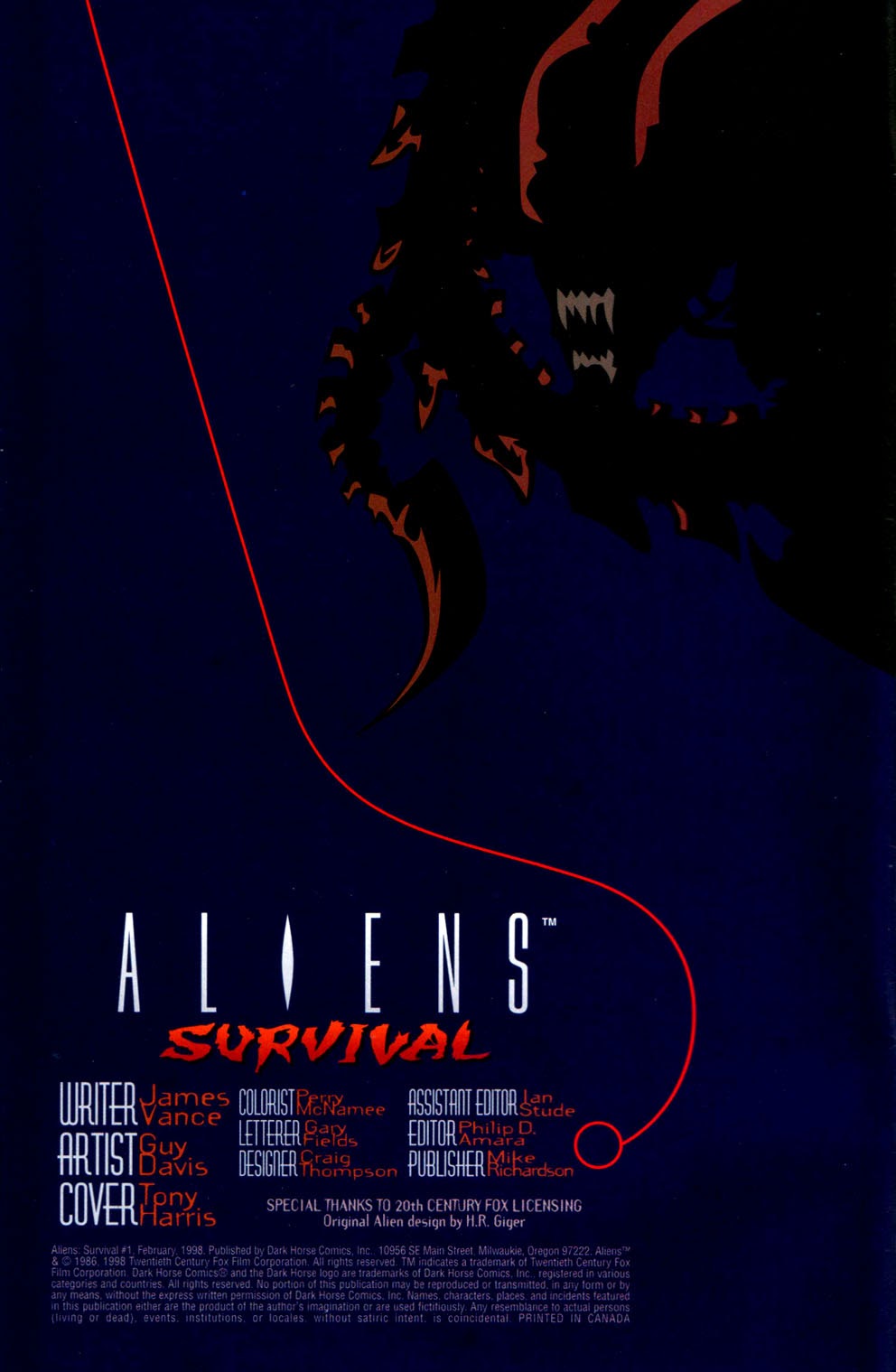Read online Aliens: Survival comic -  Issue #1 - 2