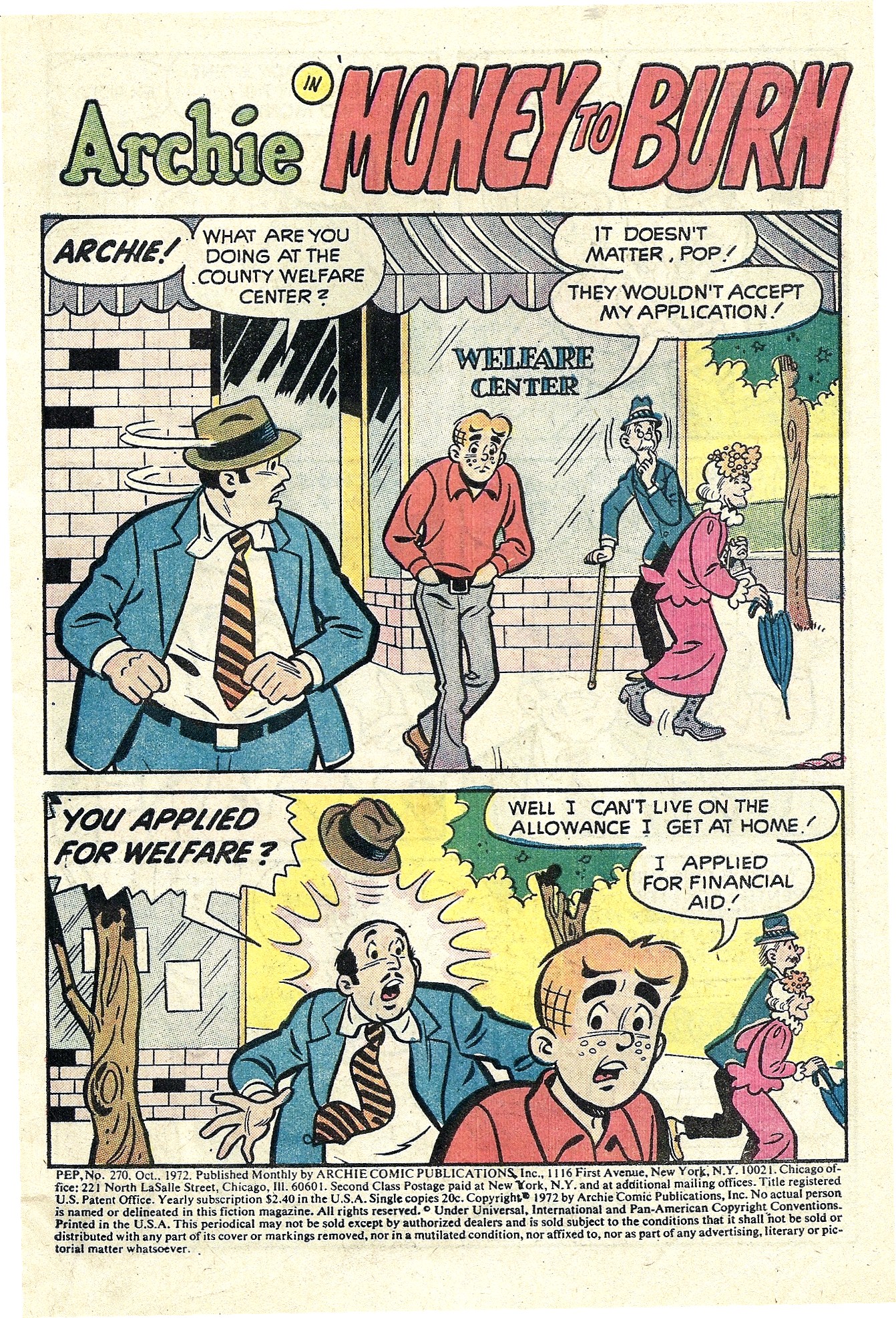 Read online Pep Comics comic -  Issue #270 - 3