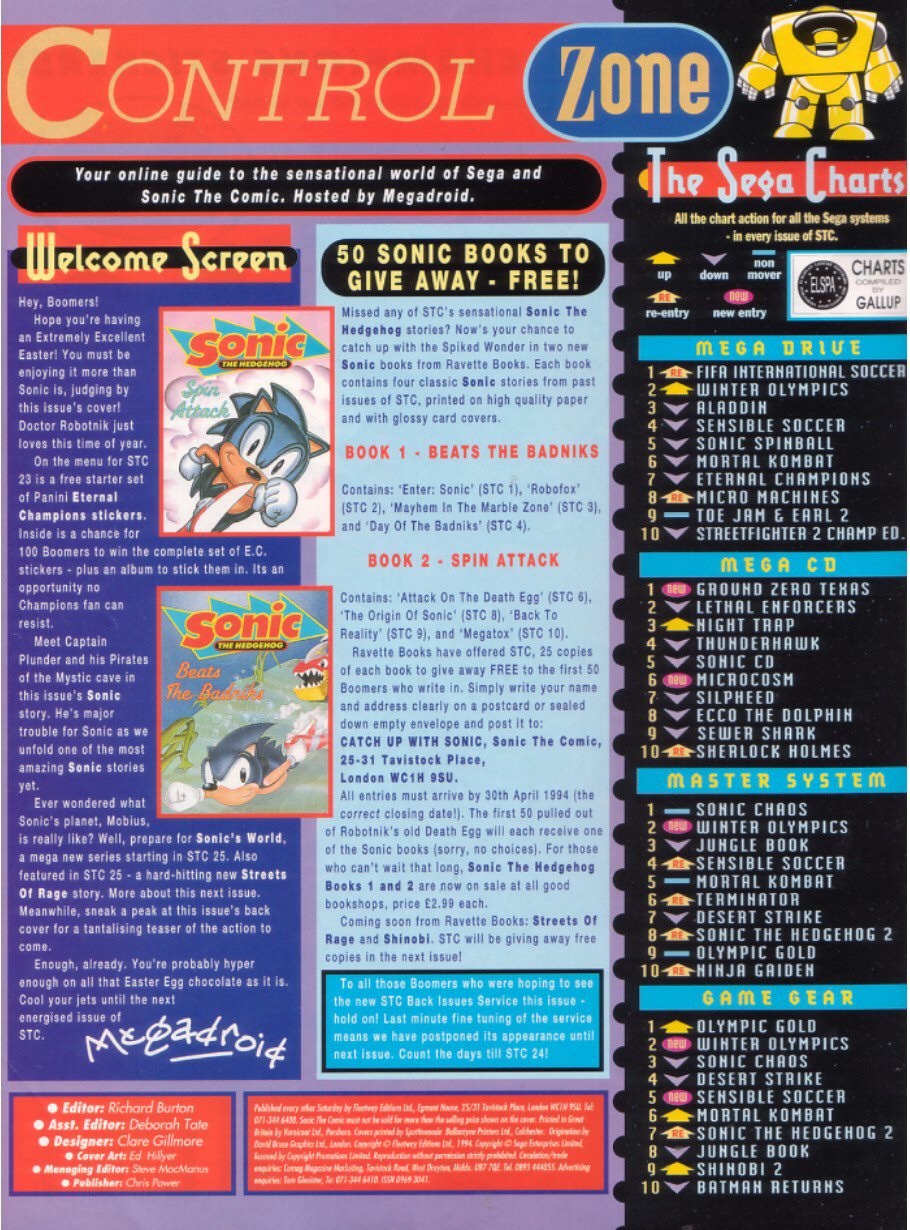 Read online Sonic the Comic comic -  Issue #23 - 2