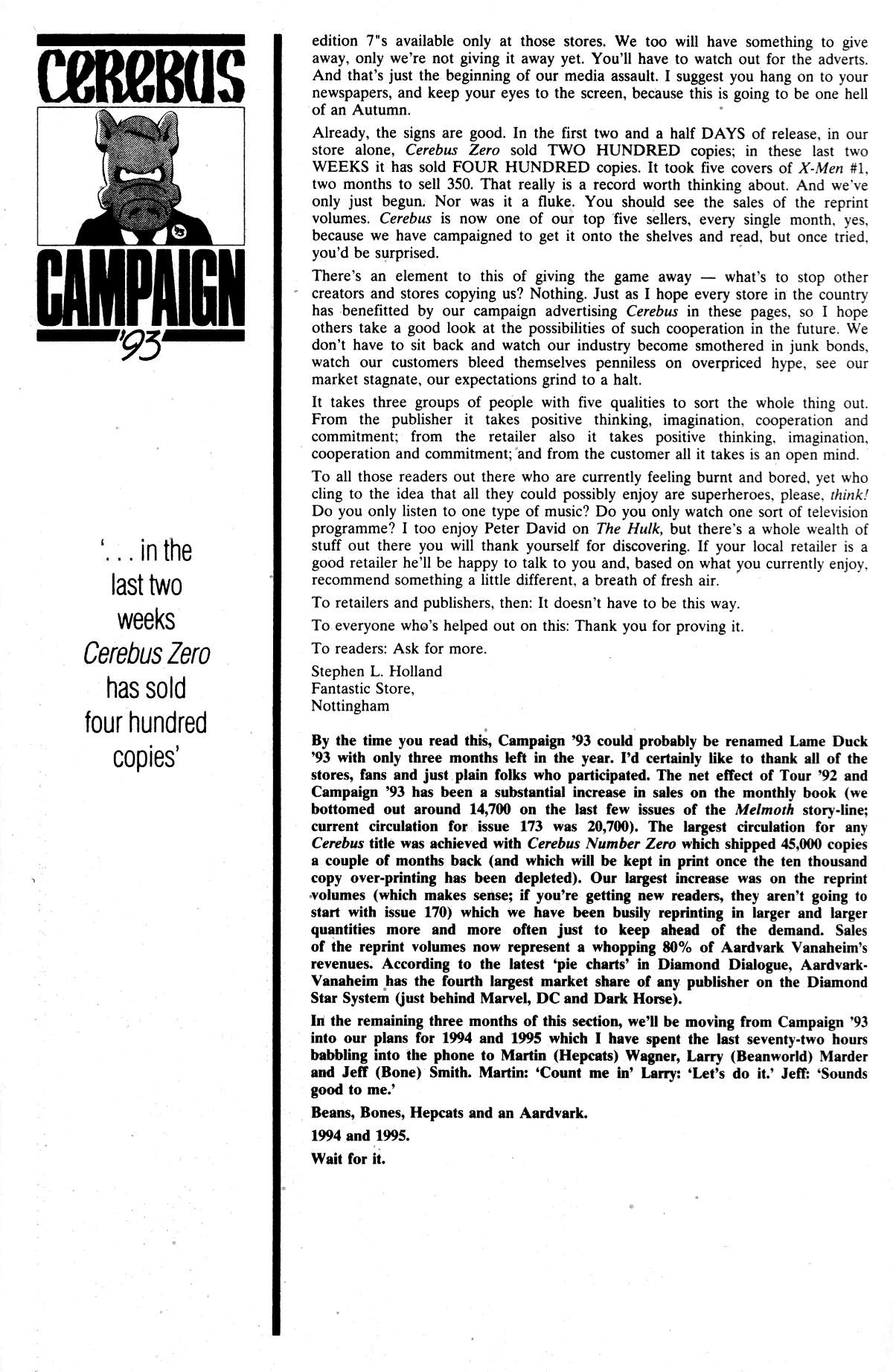 Read online Cerebus comic -  Issue #174 - 33