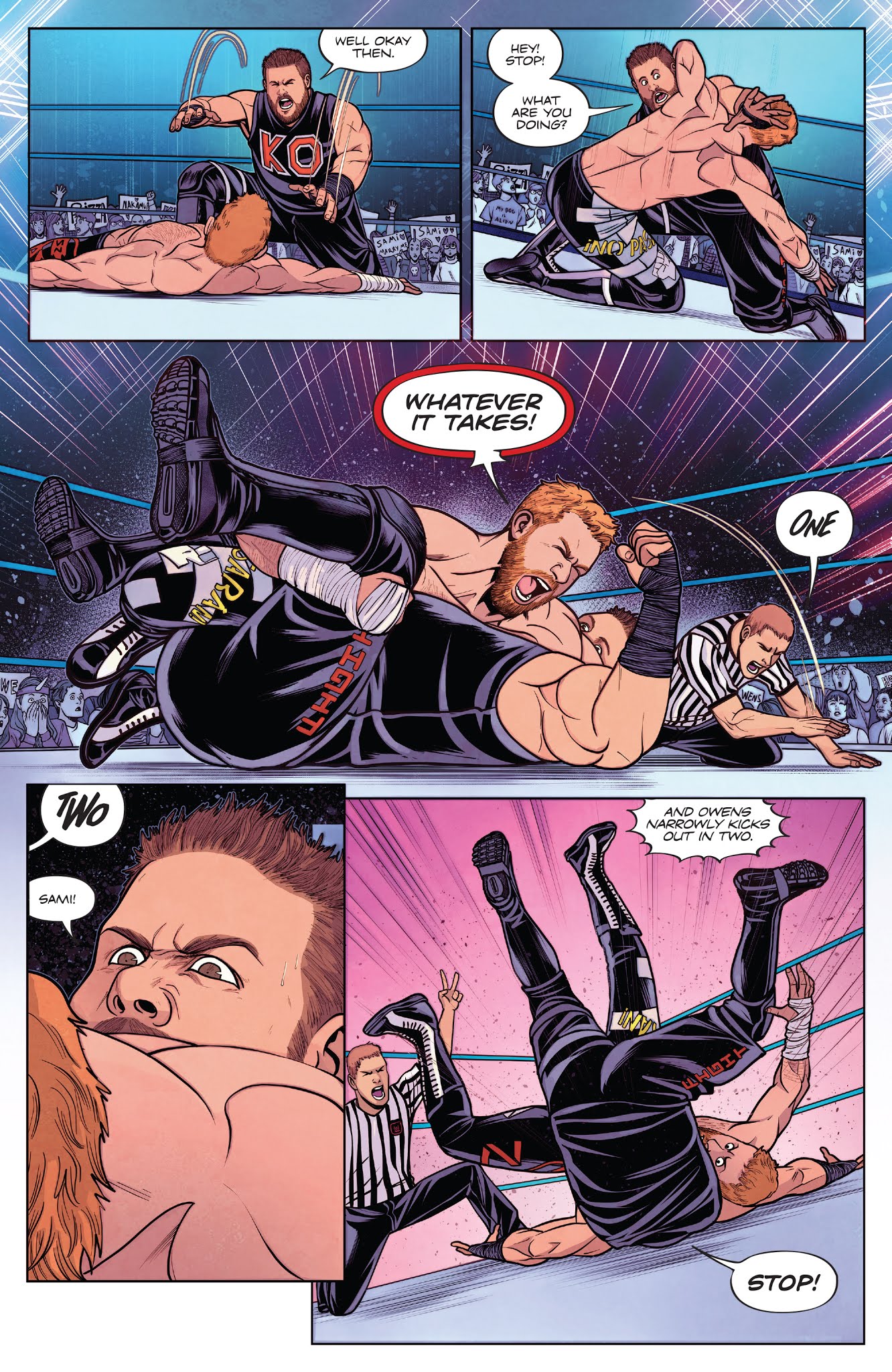 Read online WWE comic -  Issue #20 - 21