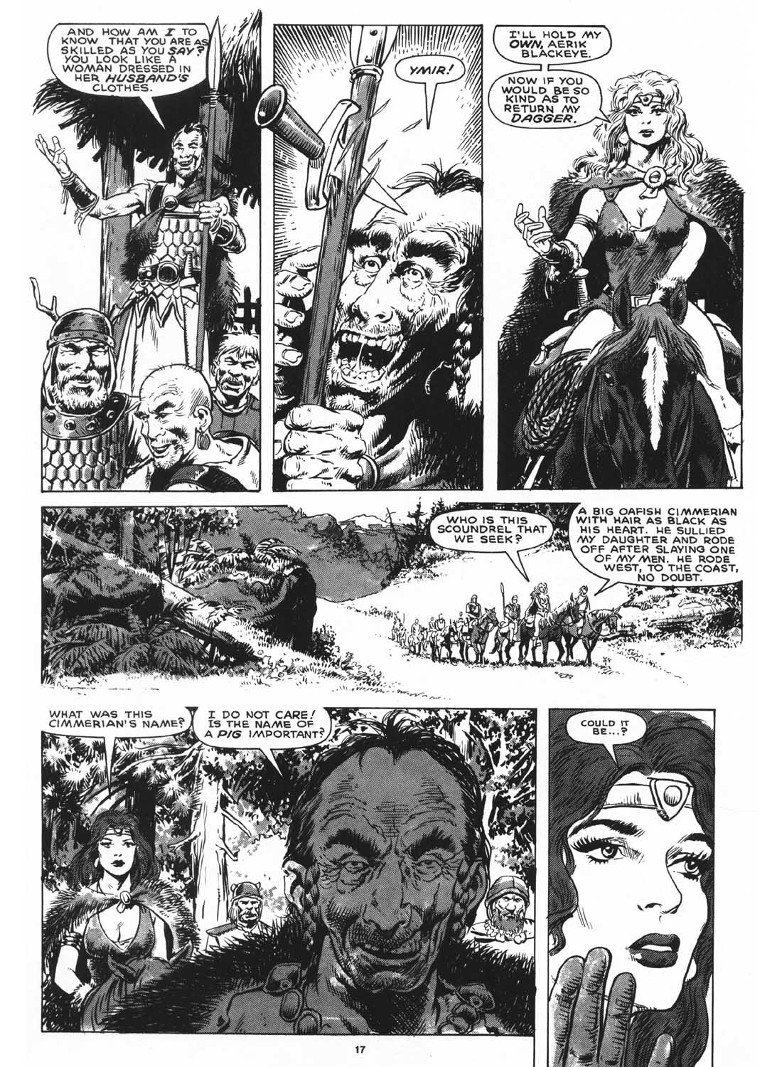 Read online The Savage Sword Of Conan comic -  Issue #170 - 19