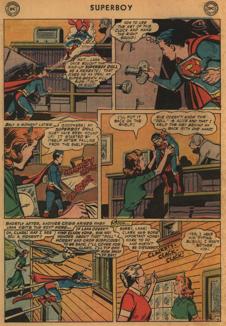 Read online Superboy (1949) comic -  Issue #61 - 5