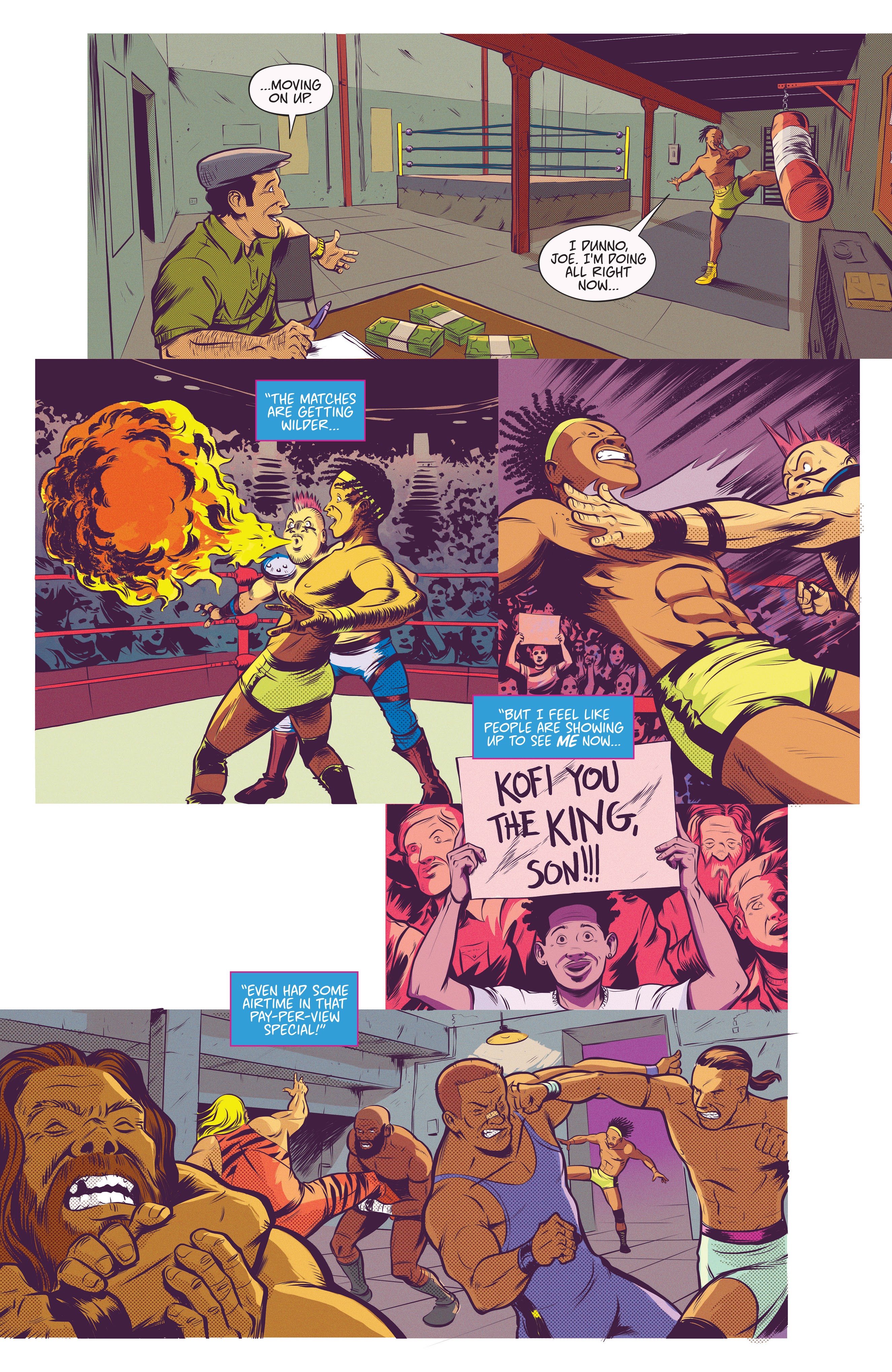 Read online WWE The New Day: Power of Positivity comic -  Issue #1 - 19