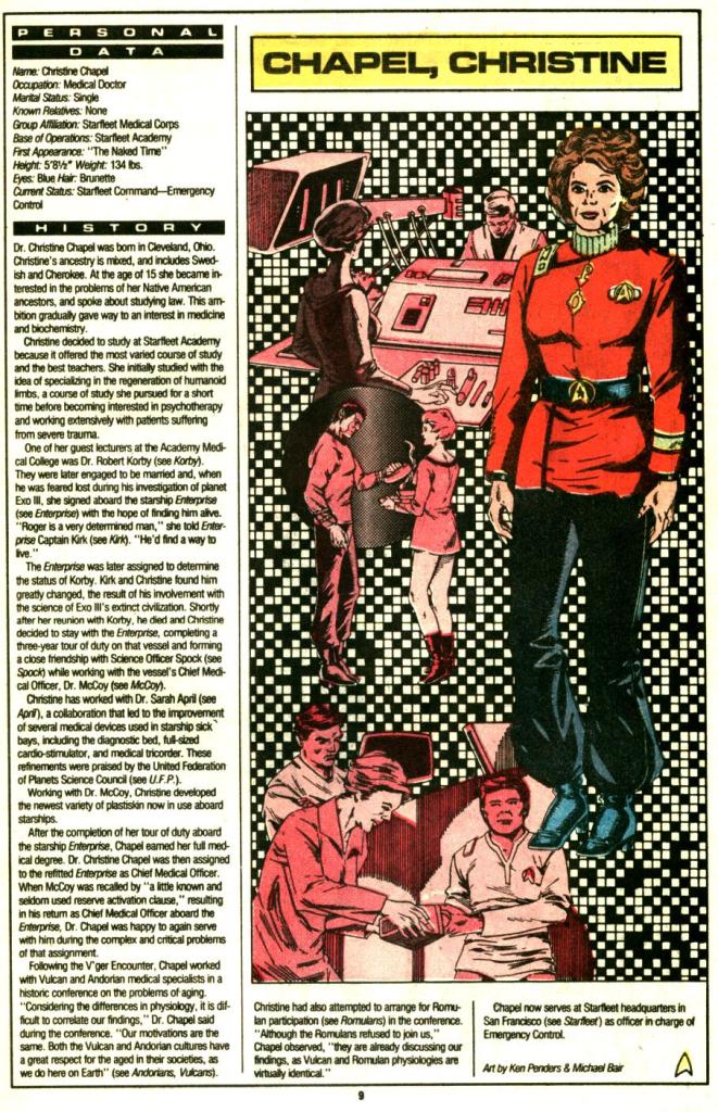 Read online Who's Who in Star Trek comic -  Issue #1 - 11