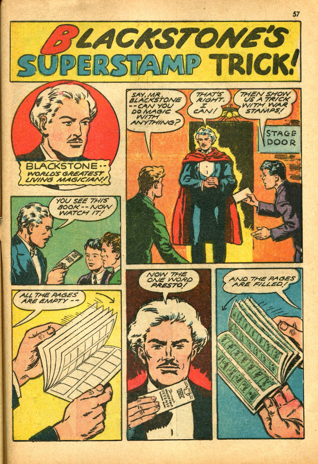 Read online Super-Magician Comics comic -  Issue #15 - 56