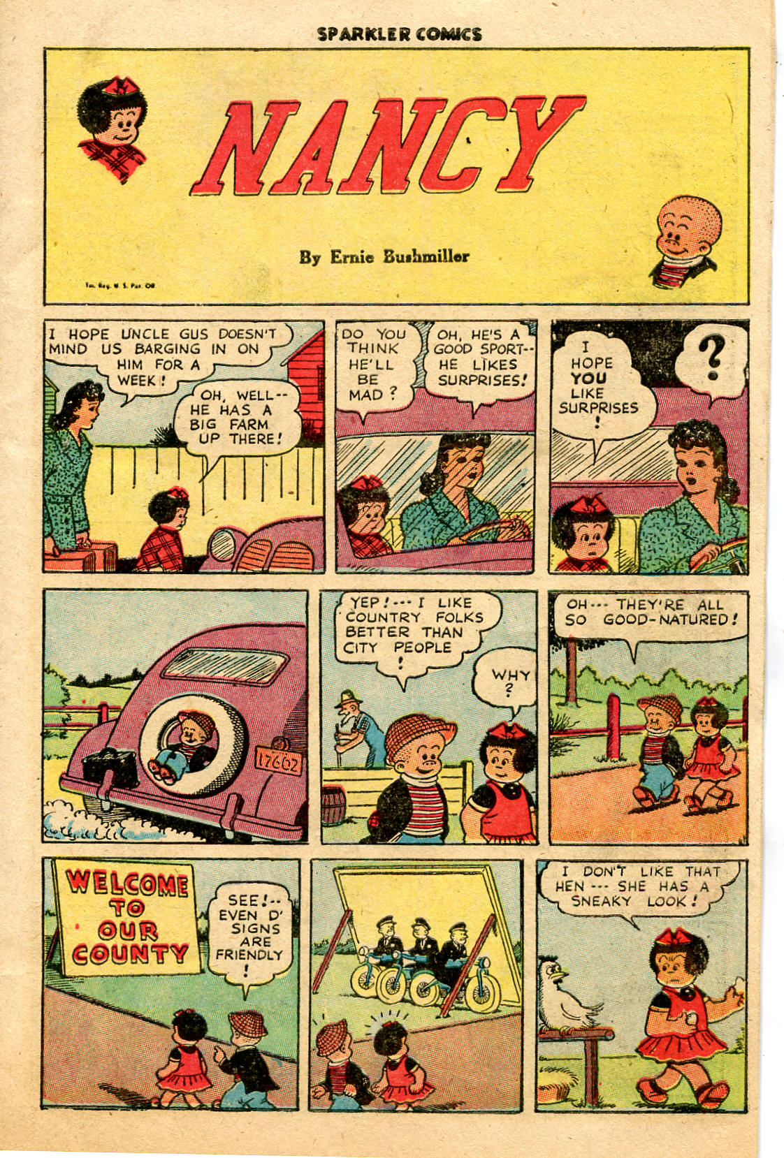 Read online Sparkler Comics comic -  Issue #59 - 13