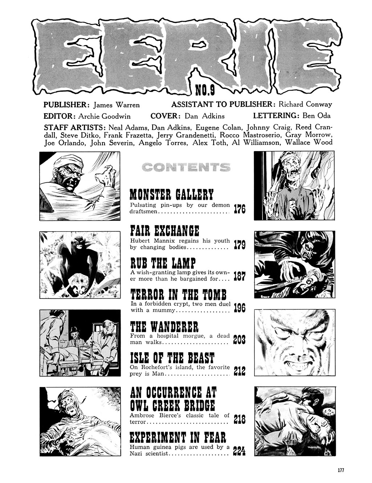Read online Eerie Archives comic -  Issue # TPB 2 - 178