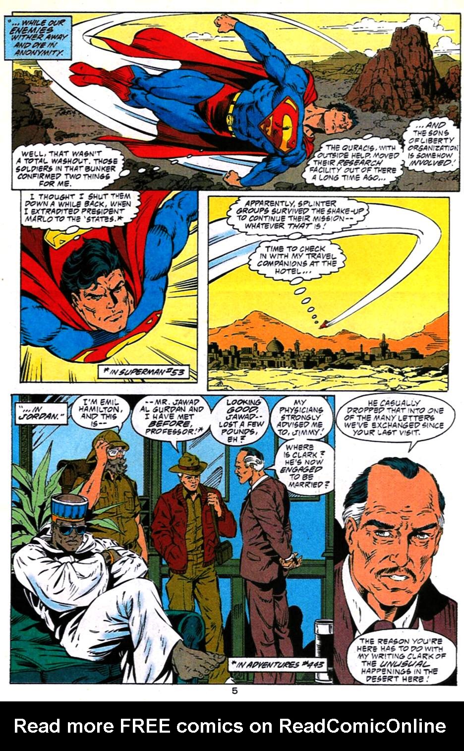 Read online Adventures of Superman (1987) comic -  Issue #490 - 6