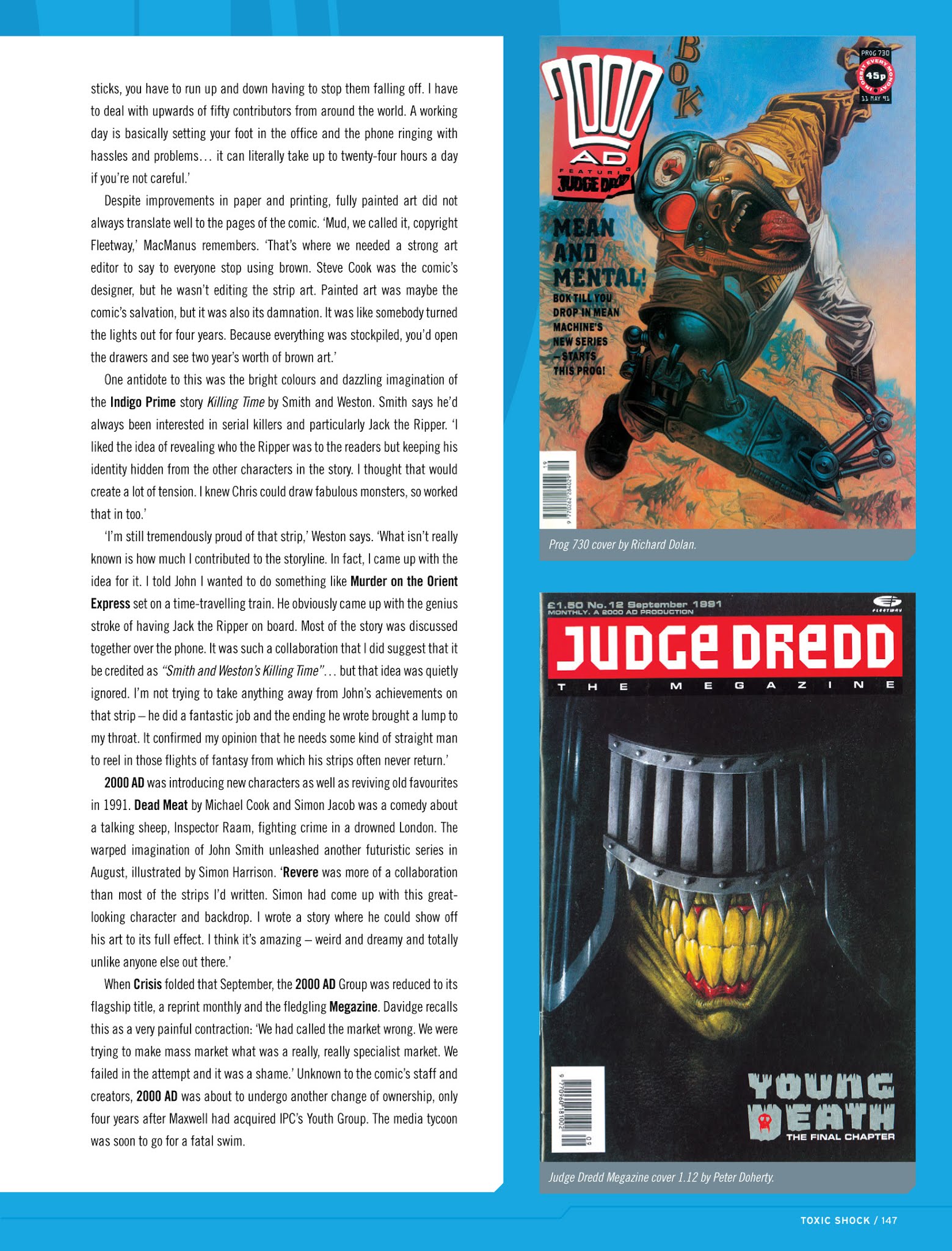Read online Thrill-Power Overload: Forty Years of 2000 AD: Revised, Updated and Expanded! comic -  Issue # TPB (Part 2) - 49