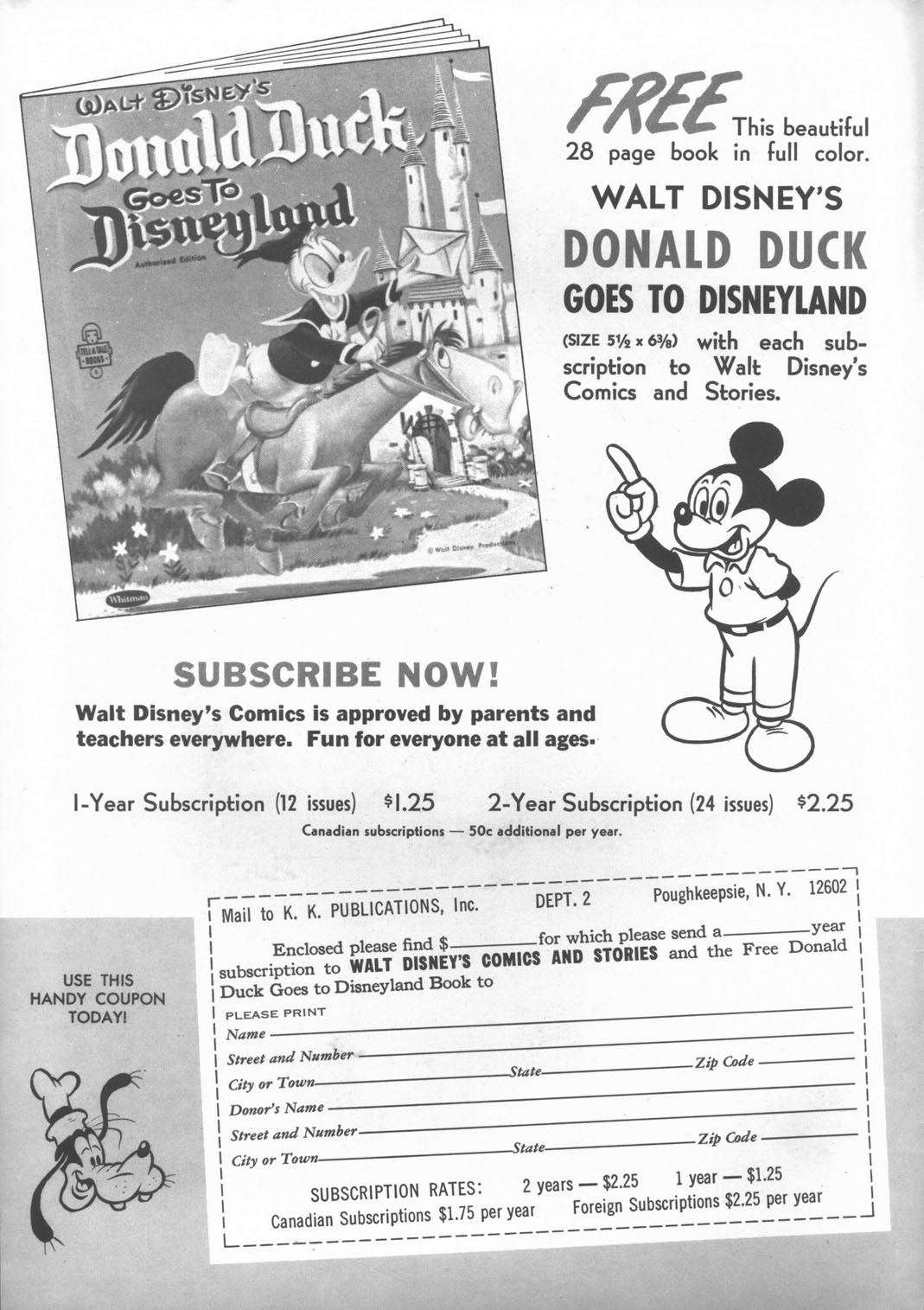 Read online Walt Disney's Comics and Stories comic -  Issue #317 - 2