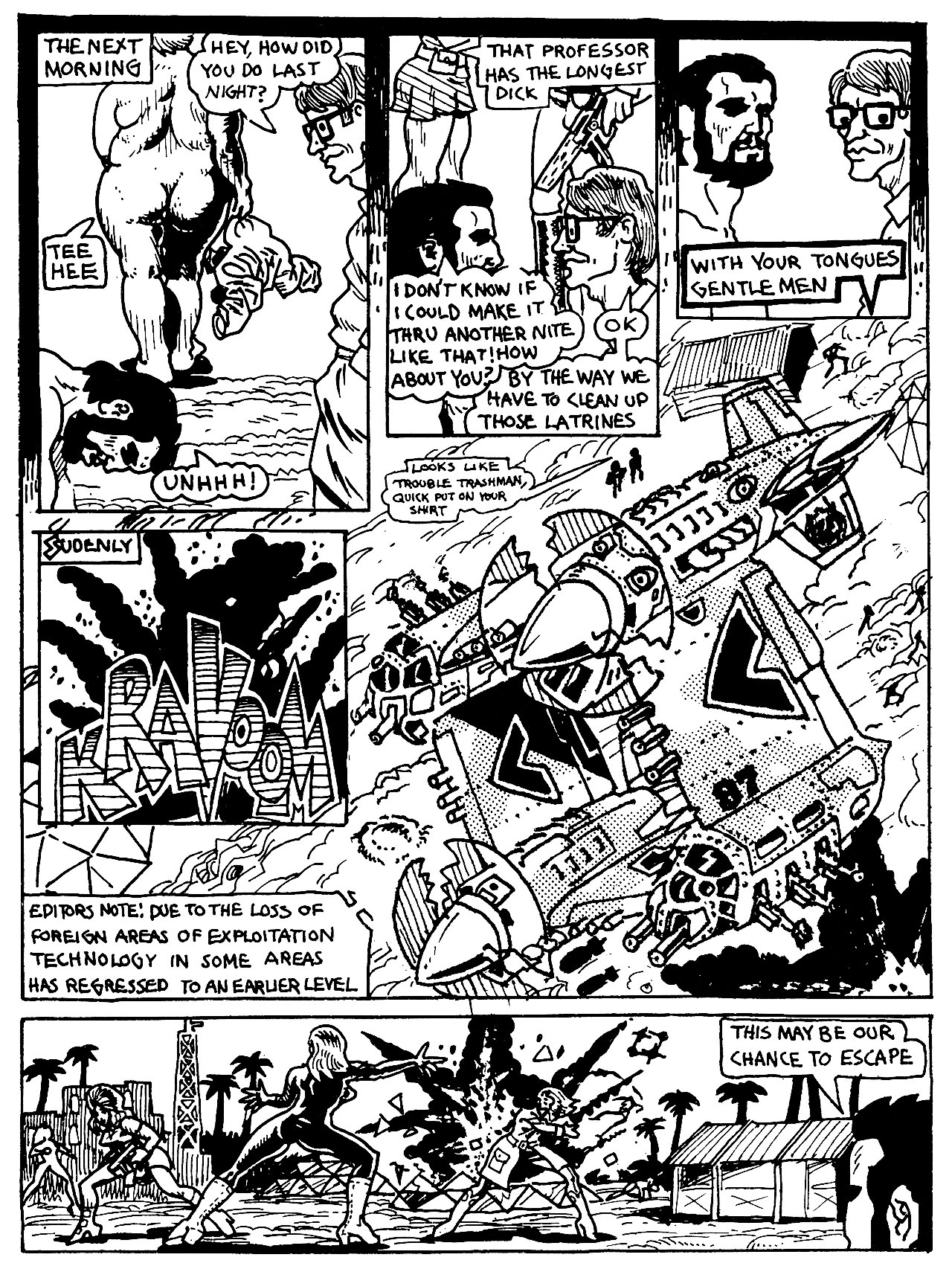 Read online Trashman Lives! comic -  Issue # TPB - 43