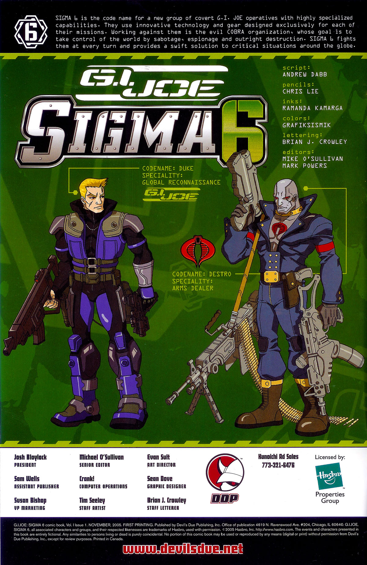 G.I. Joe Sigma 6 Issue #1 #1 - English 2