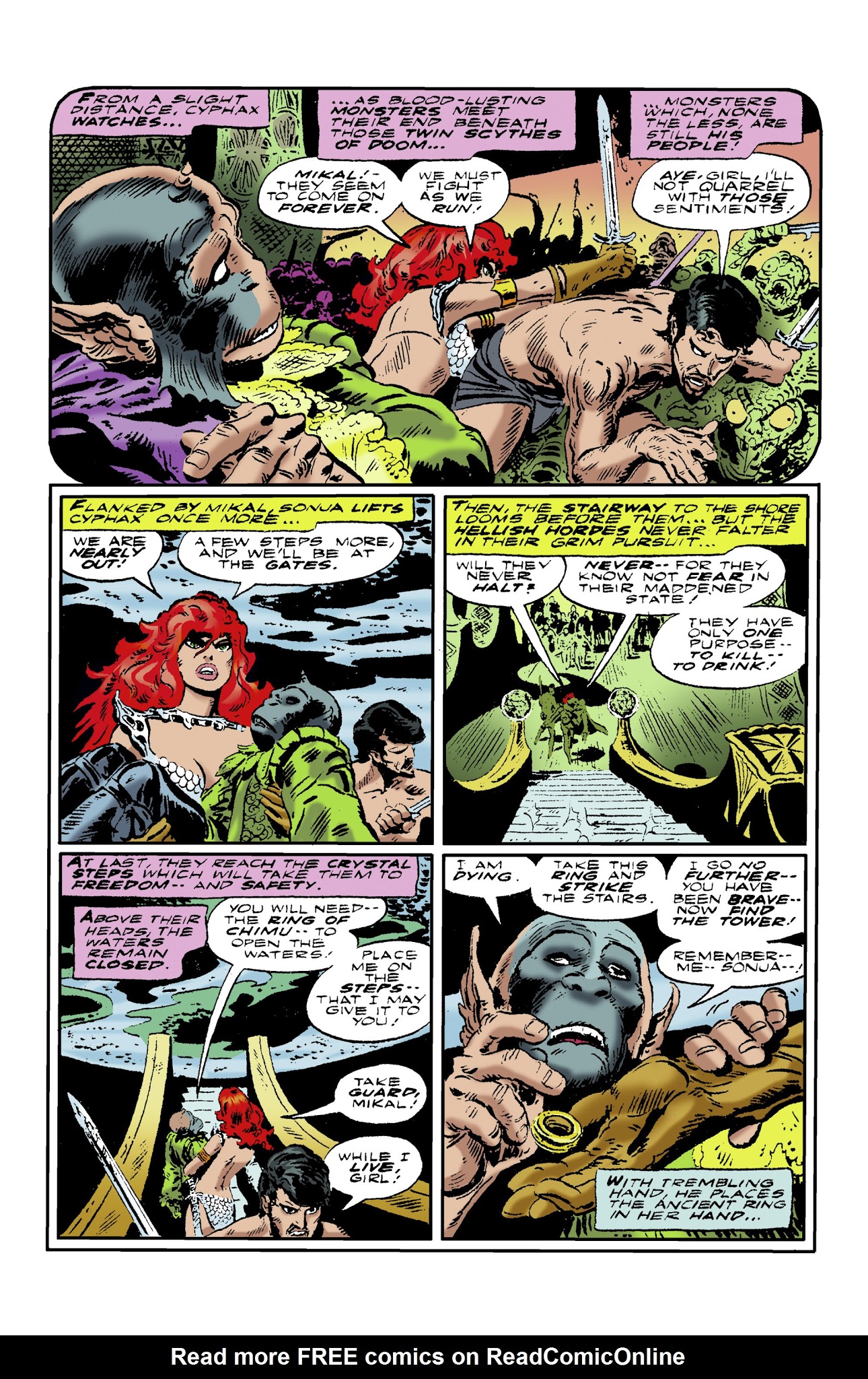 Read online The Adventures of Red Sonja comic -  Issue # TPB 2 - 74
