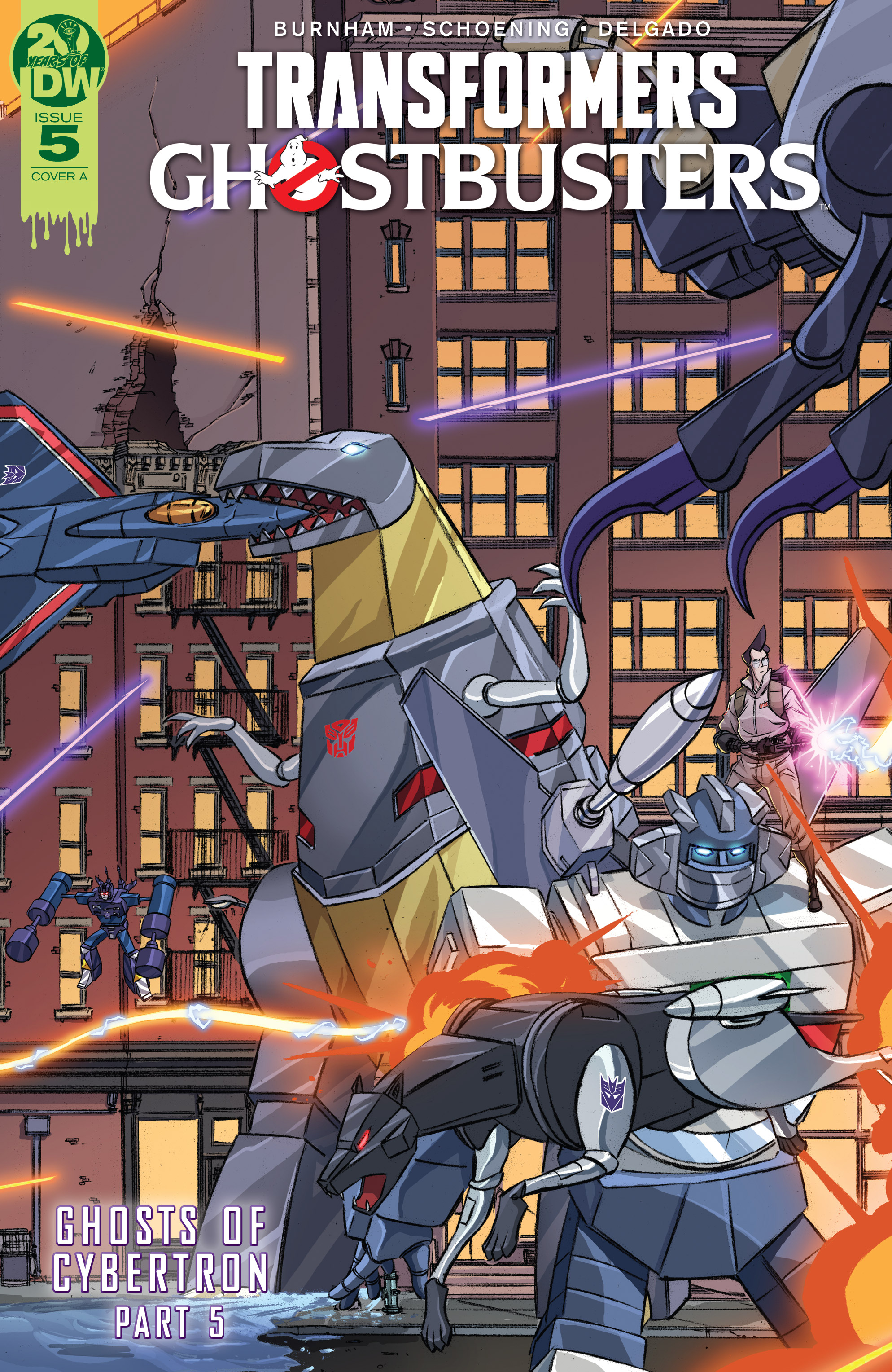 Read online Transformers/Ghostbusters comic -  Issue #5 - 1