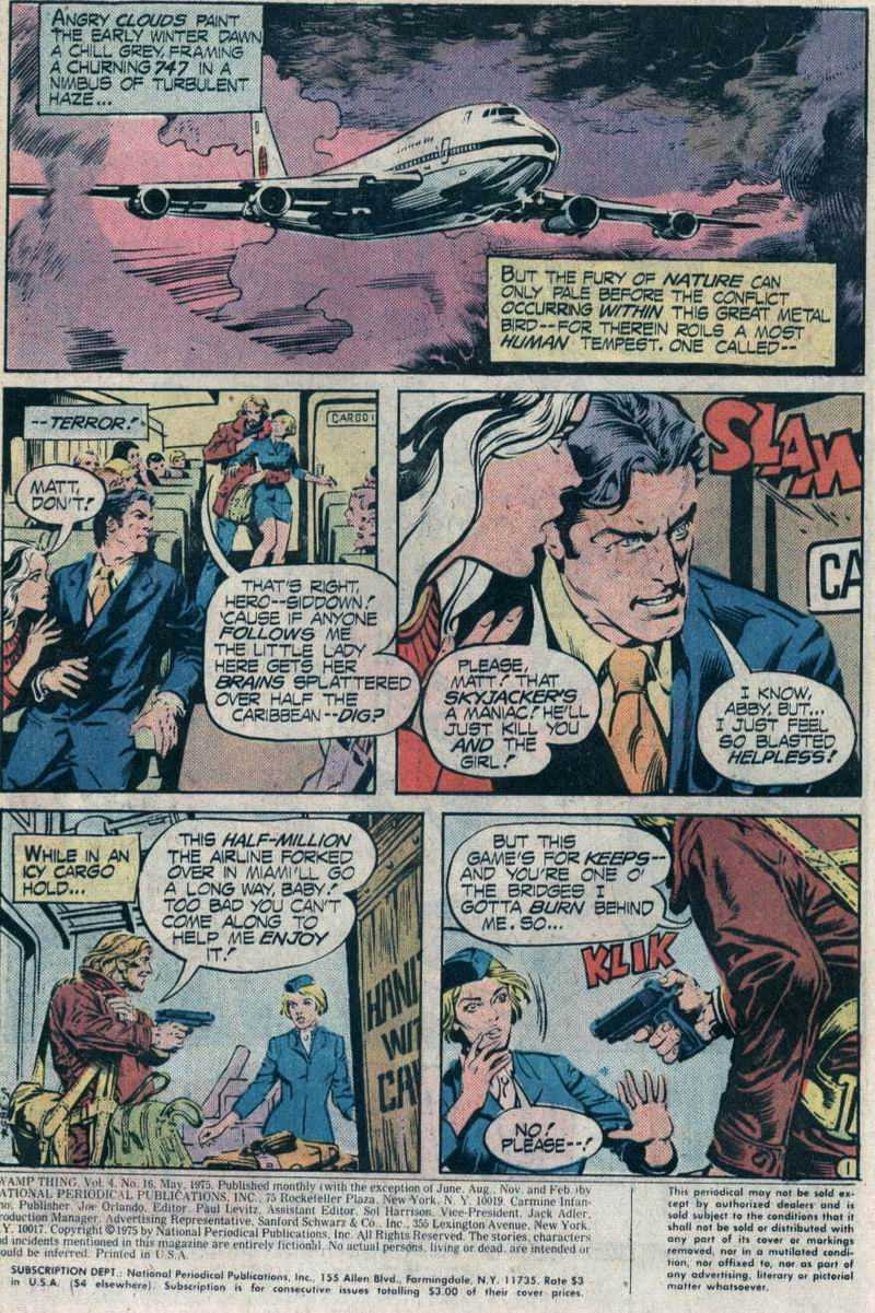 Read online Swamp Thing (1972) comic -  Issue #16 - 2