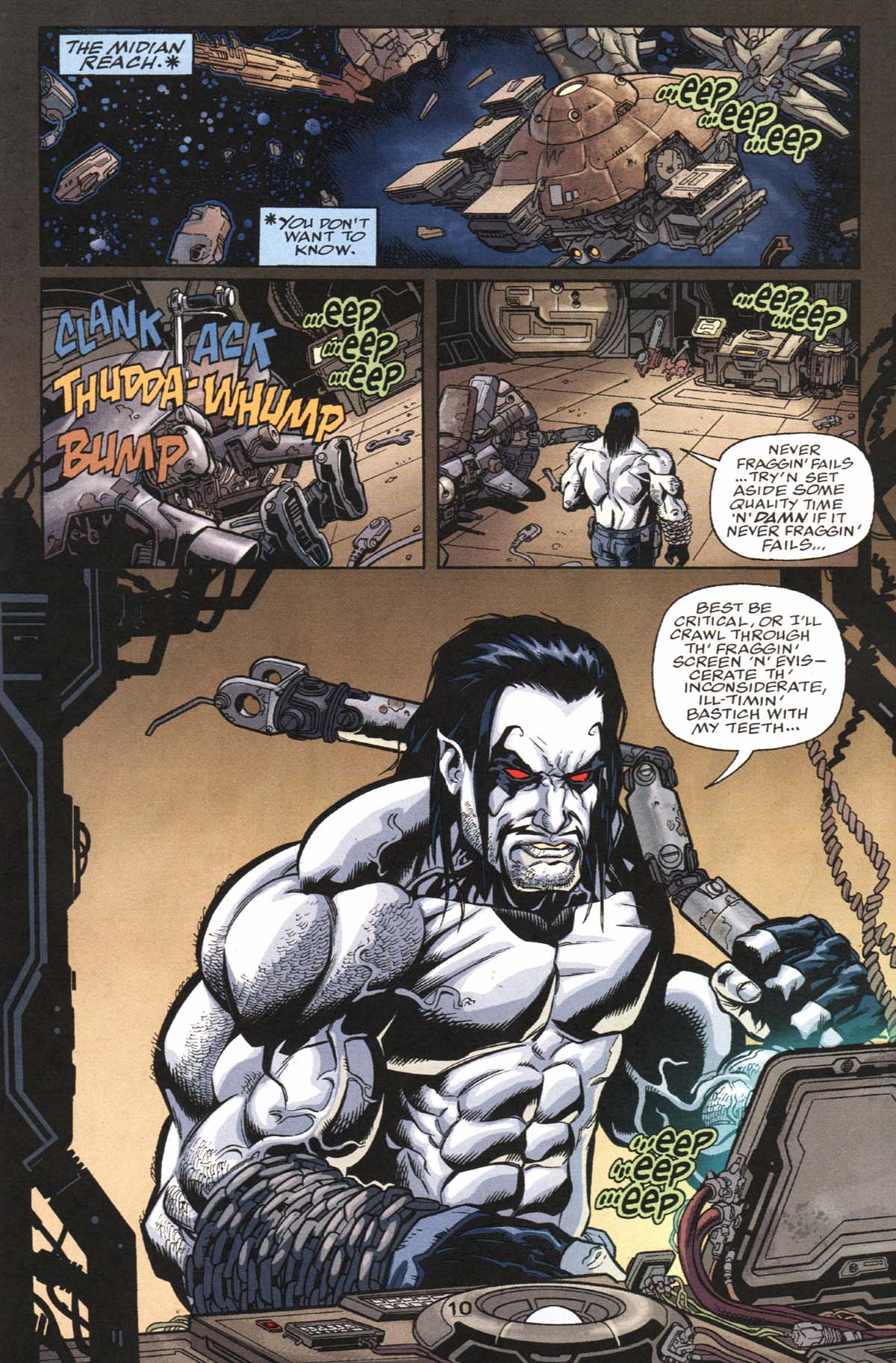 Read online DC First: Superman/Lobo comic -  Issue # Full - 11