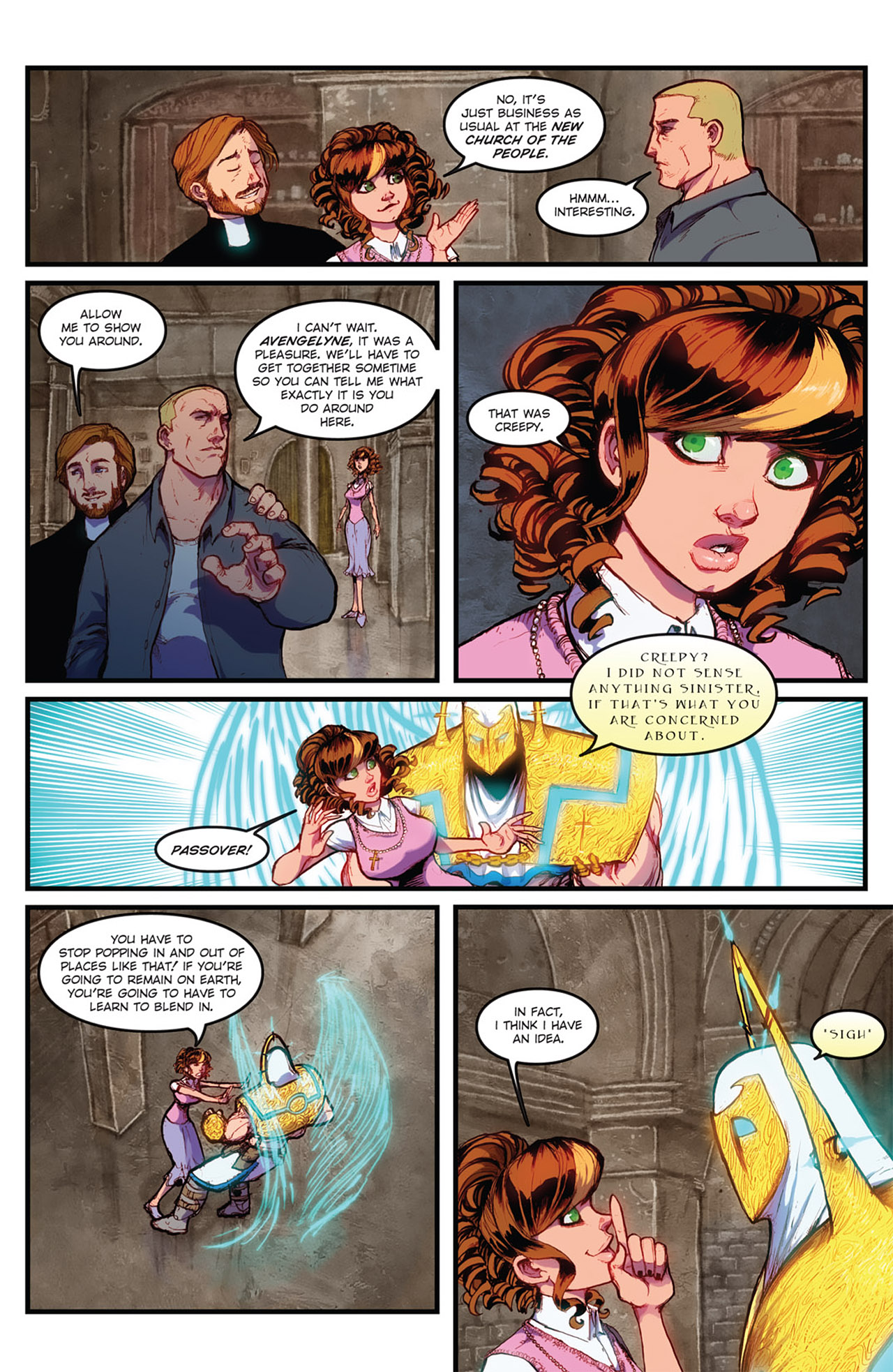 Read online Avengelyne (2011) comic -  Issue #5 - 6