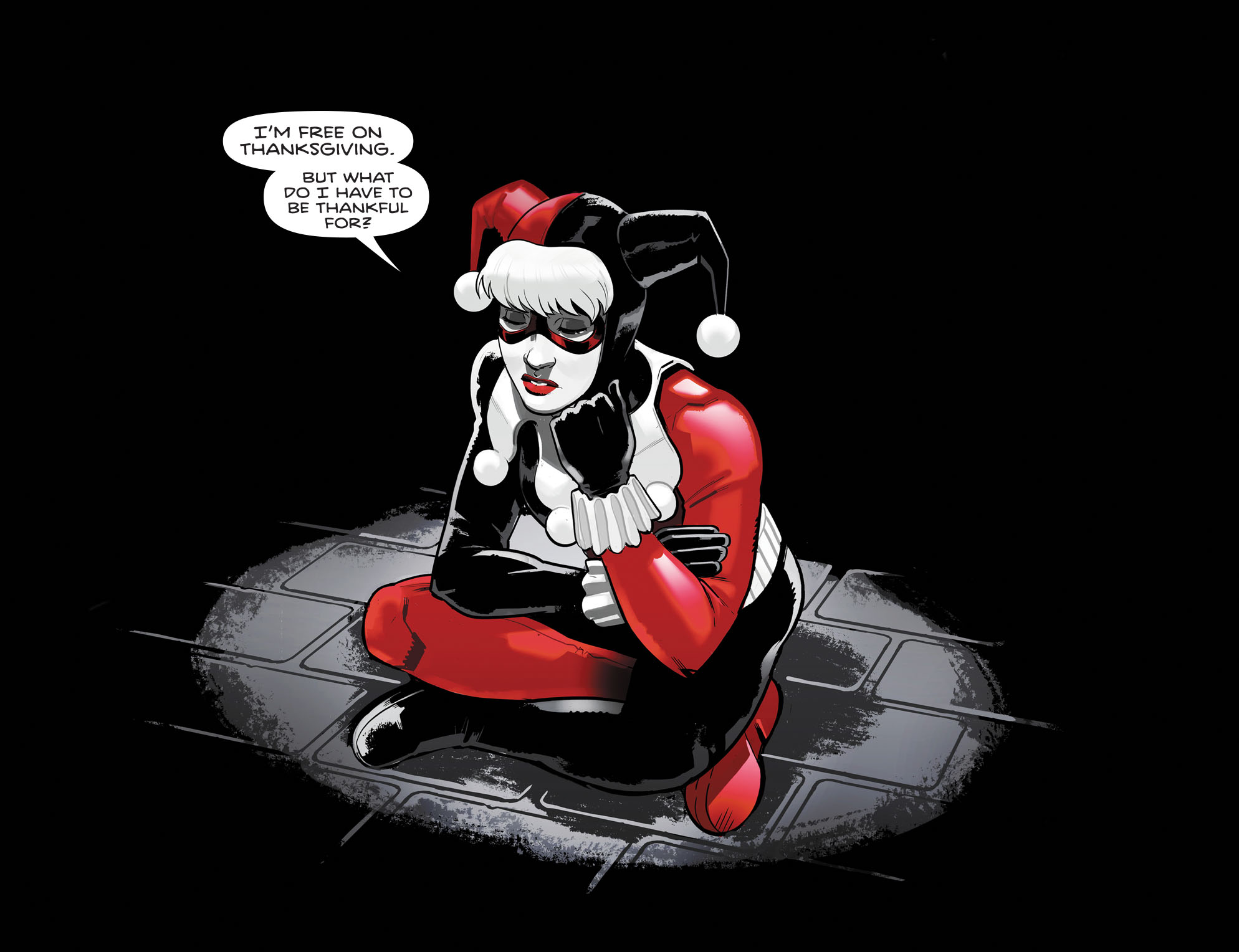 Read online Harley Quinn Black   White   Red comic -  Issue #15 - 17