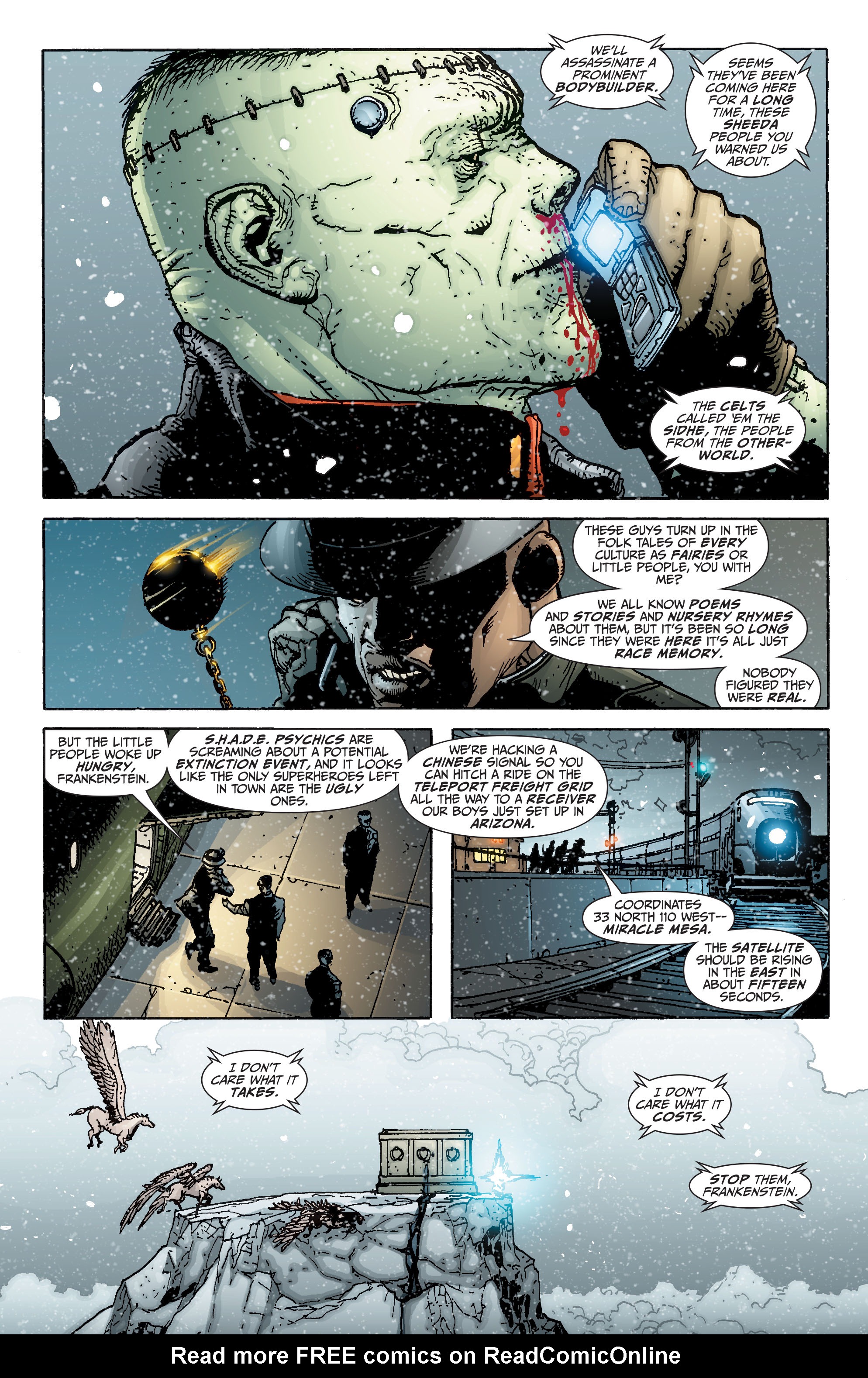 Read online Seven Soldiers: Frankenstein comic -  Issue #4 - 10