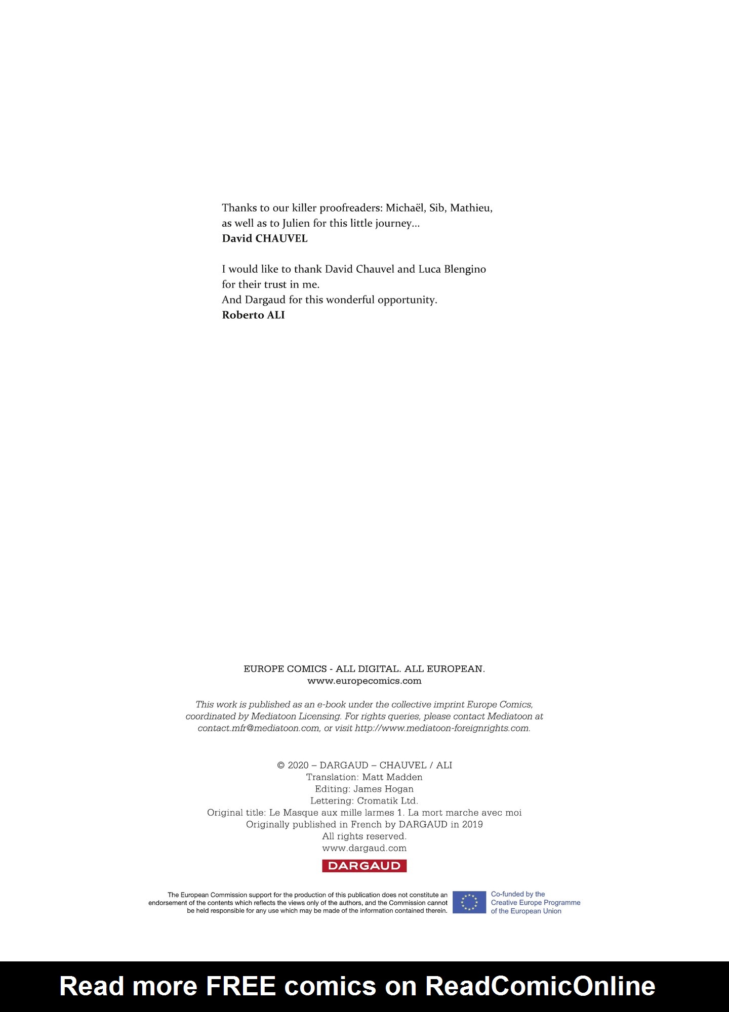 Read online The Mask Of A Thousand Tears comic -  Issue #1 - 63