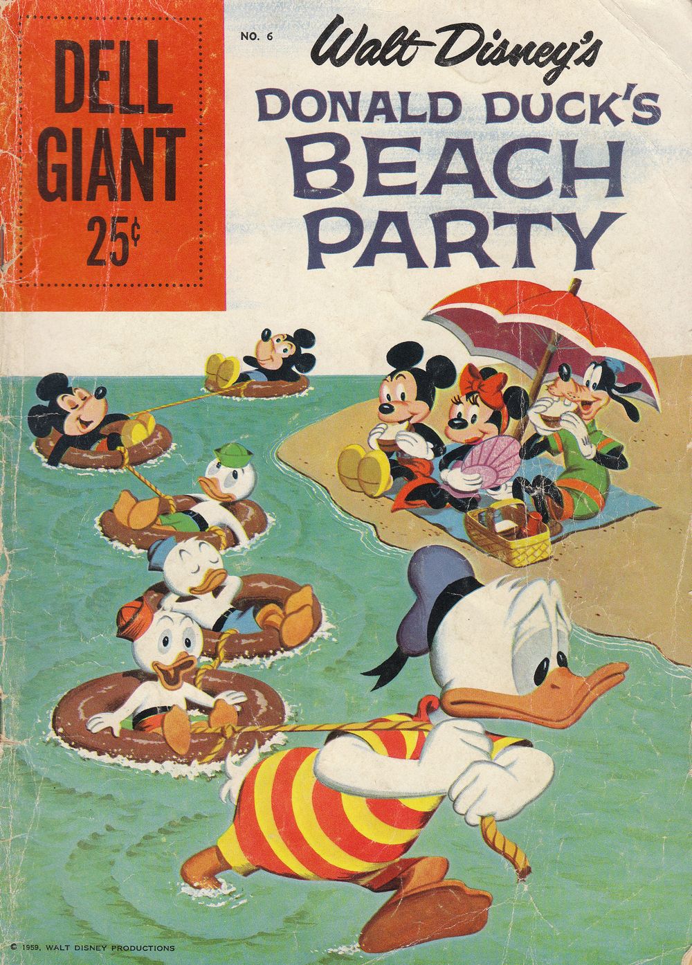 Read online Donald Duck Beach Party comic - Issue #6