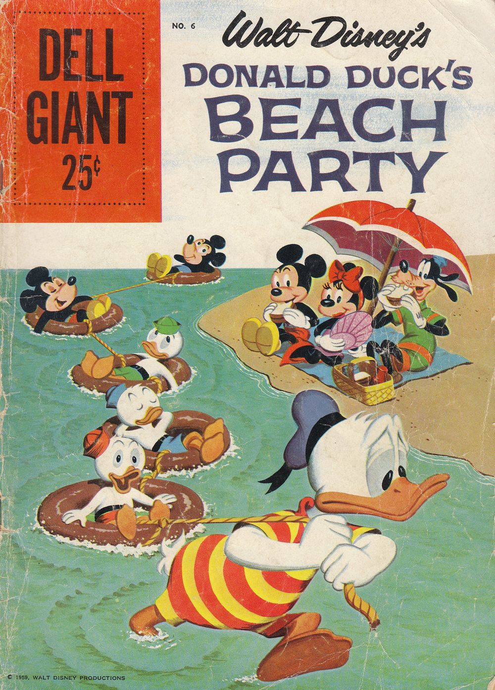 Read online Donald Duck Beach Party comic -  Issue #6 - 1