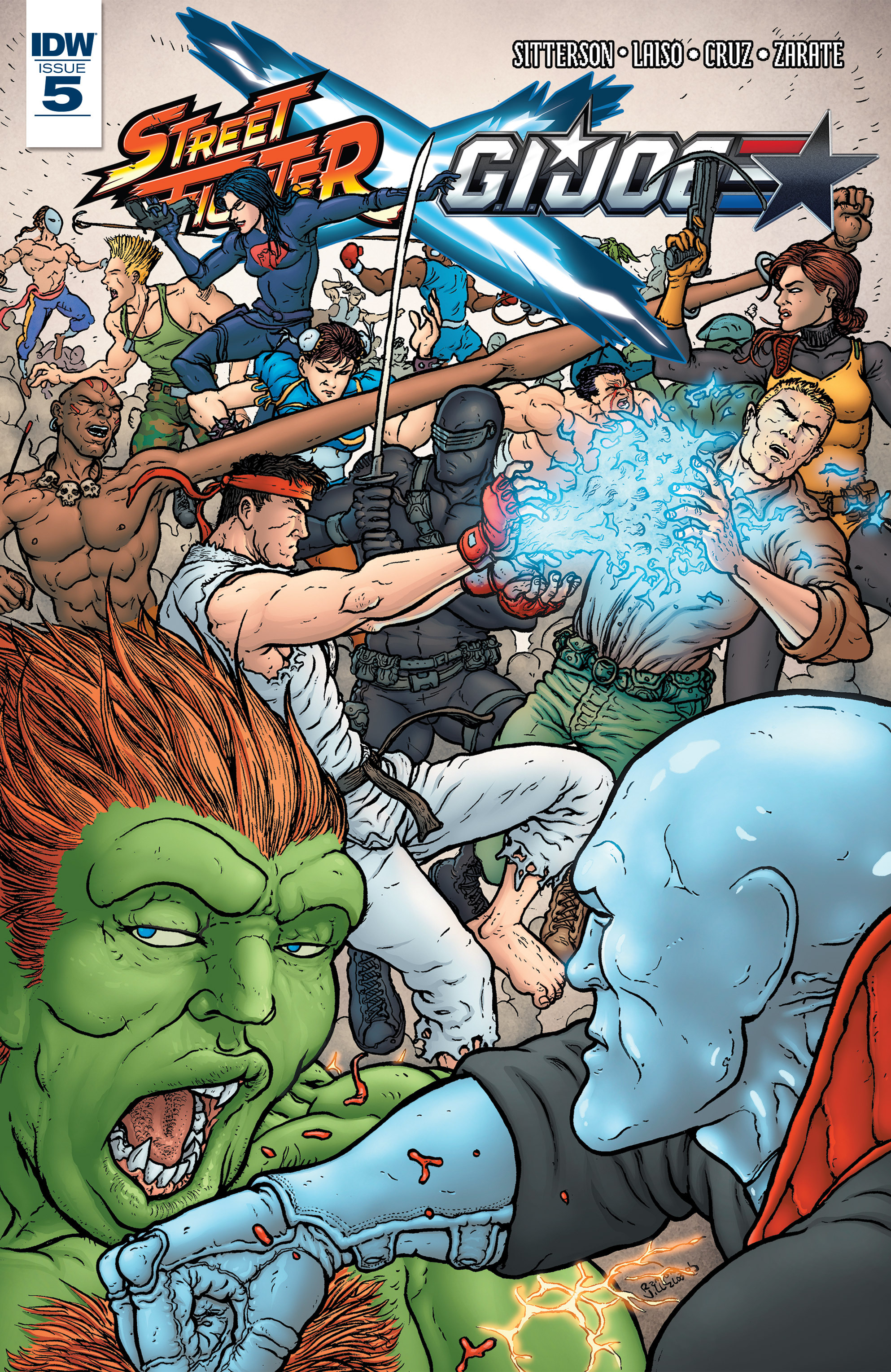 Read online Street Fighter X G.I. Joe comic -  Issue #5 - 1