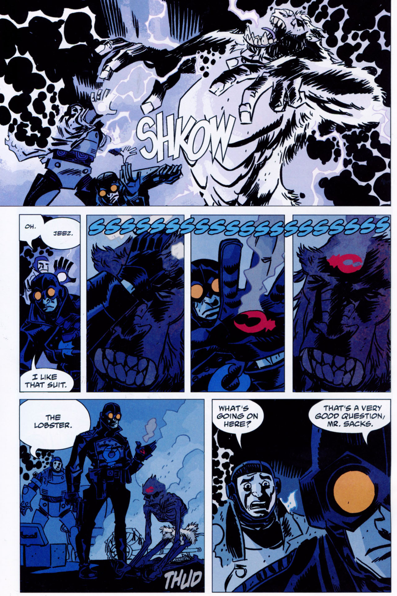 Read online Lobster Johnson: The Iron Prometheus comic -  Issue #1 - 10