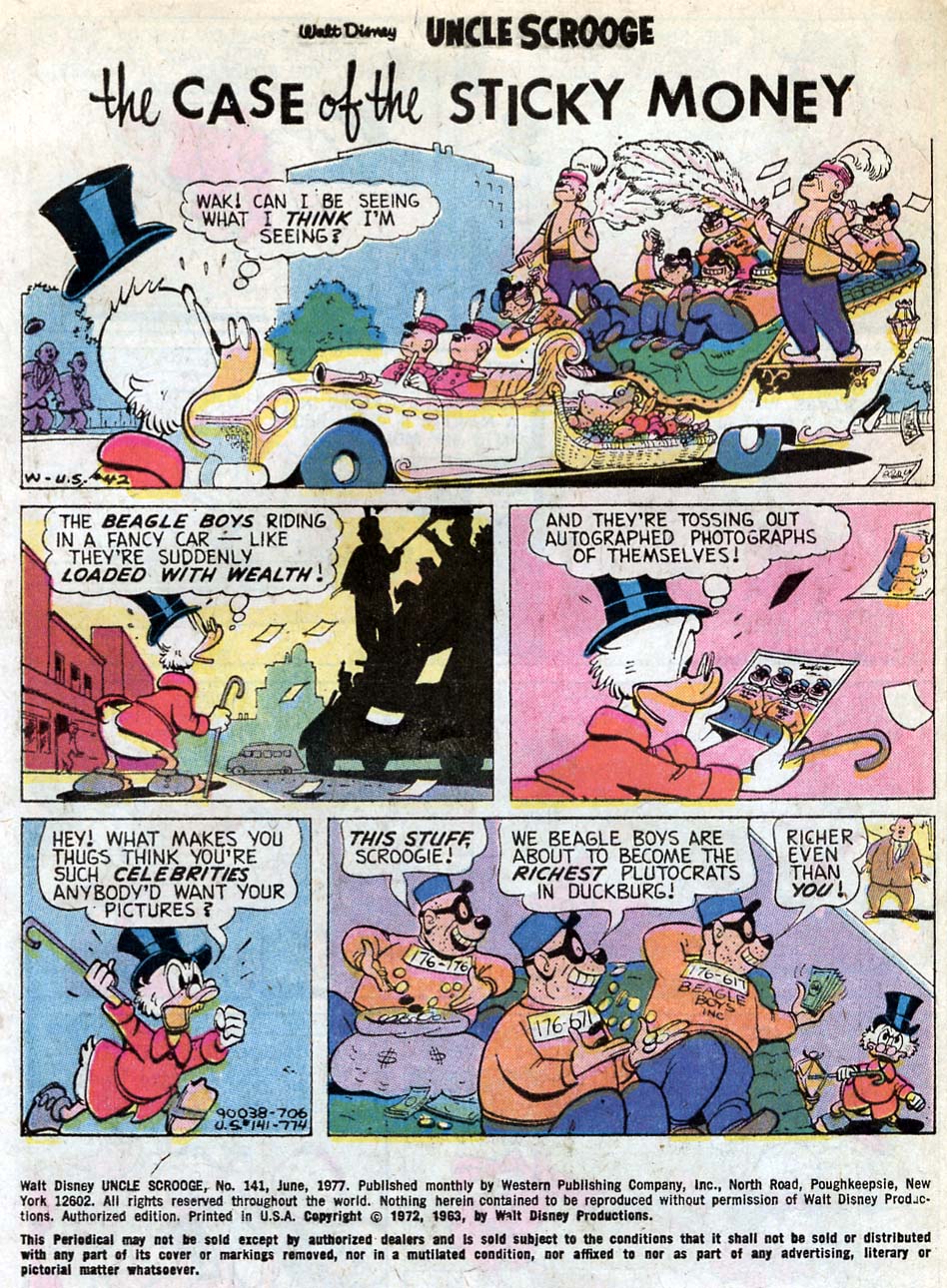Read online Uncle Scrooge (1953) comic -  Issue #141 - 3