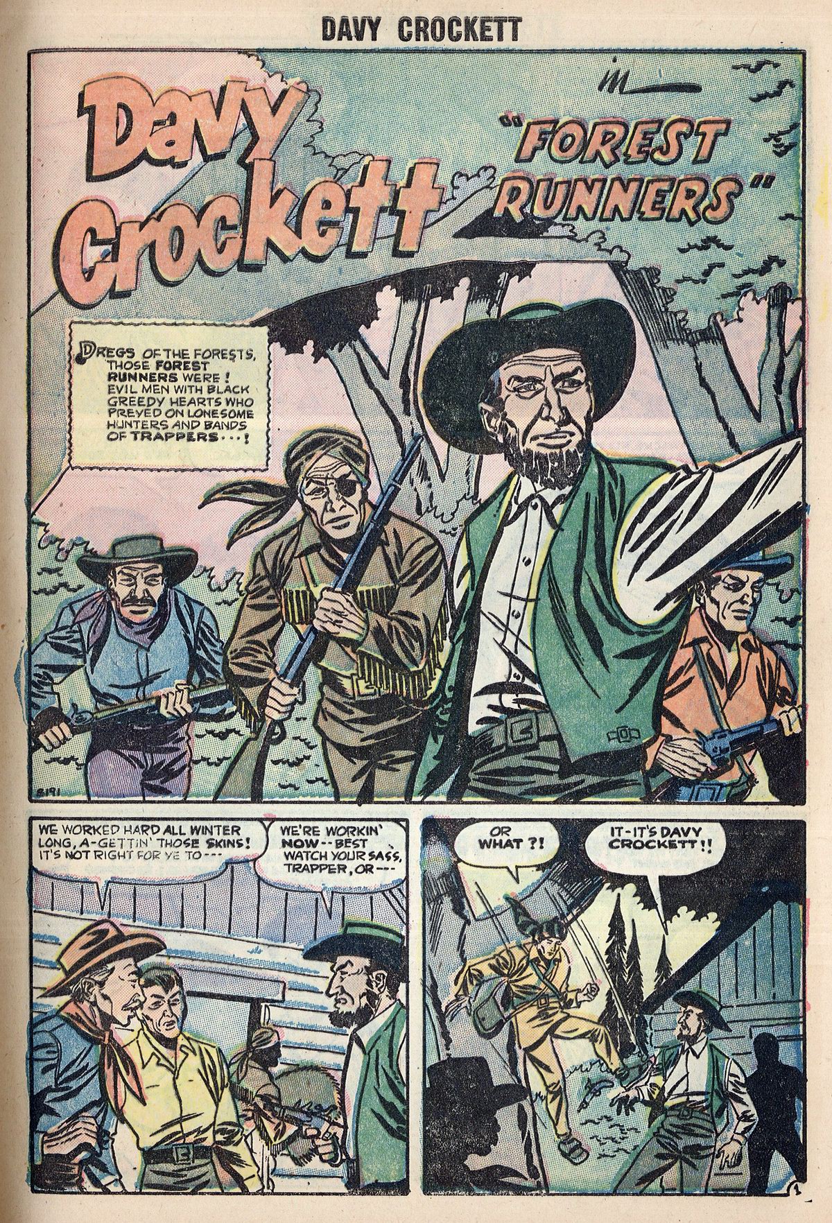 Read online Davy Crockett comic -  Issue #4 - 9