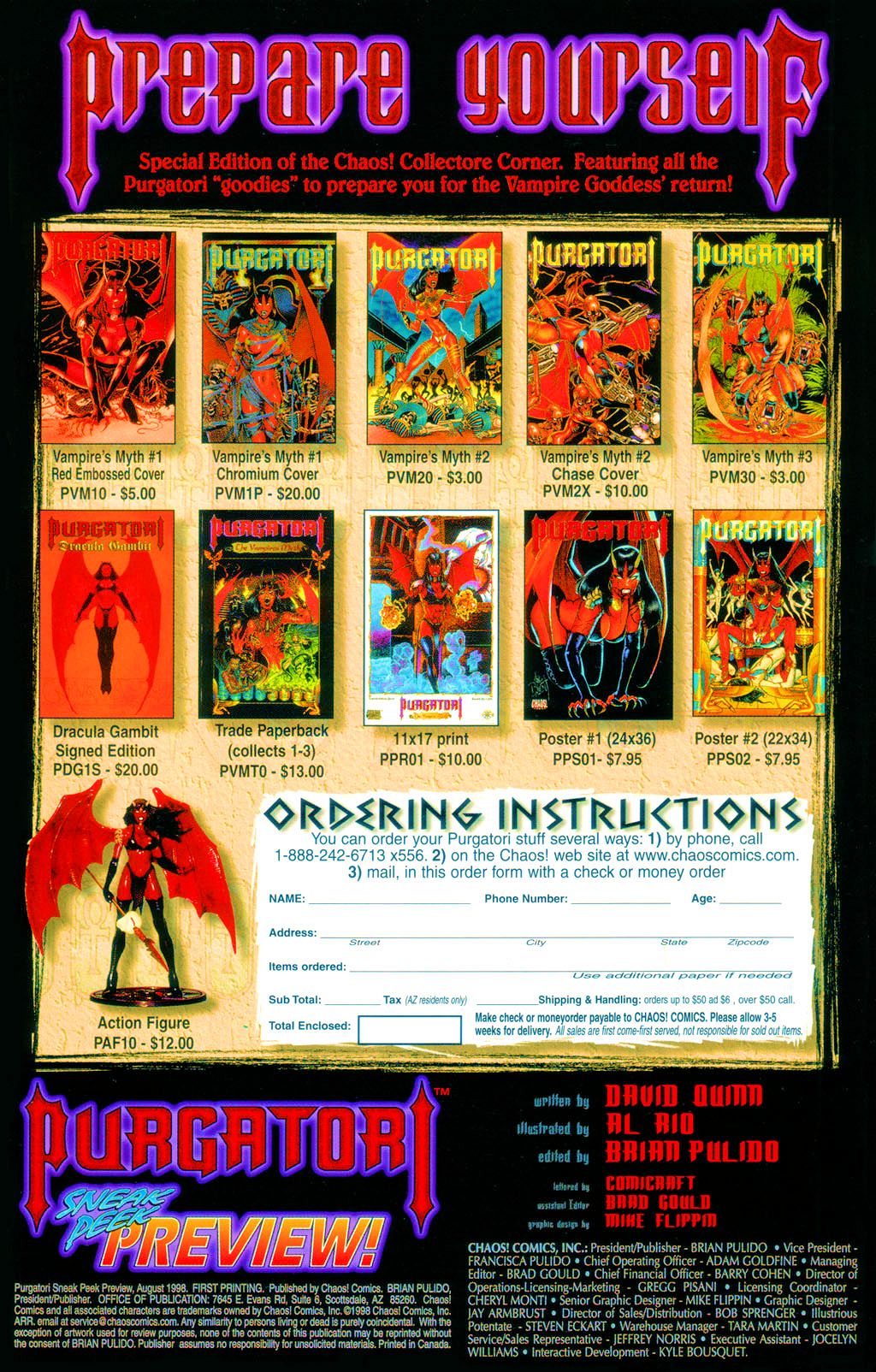 Read online Purgatori (1998) comic -  Issue #0 - 14