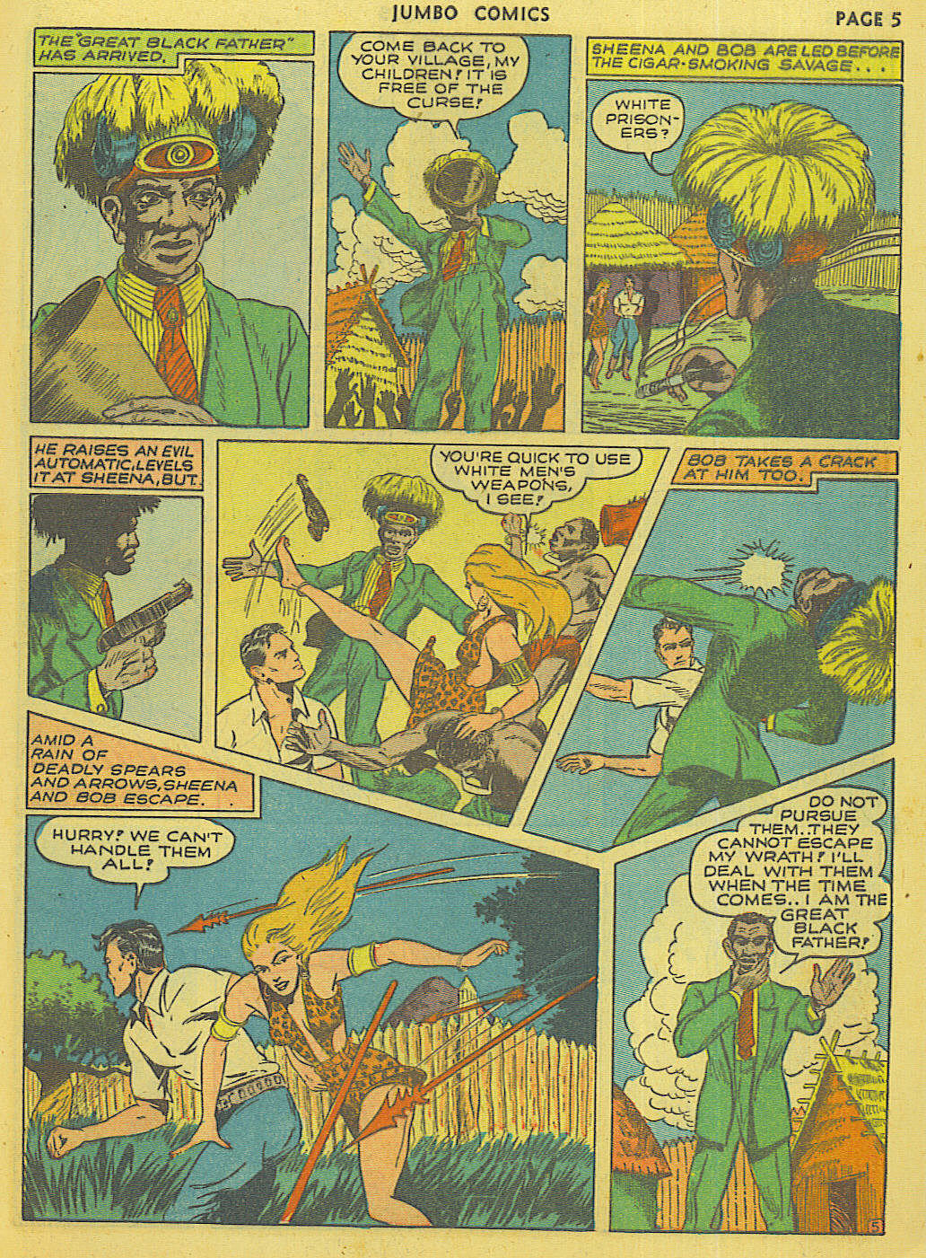 Read online Jumbo Comics comic -  Issue #28 - 7