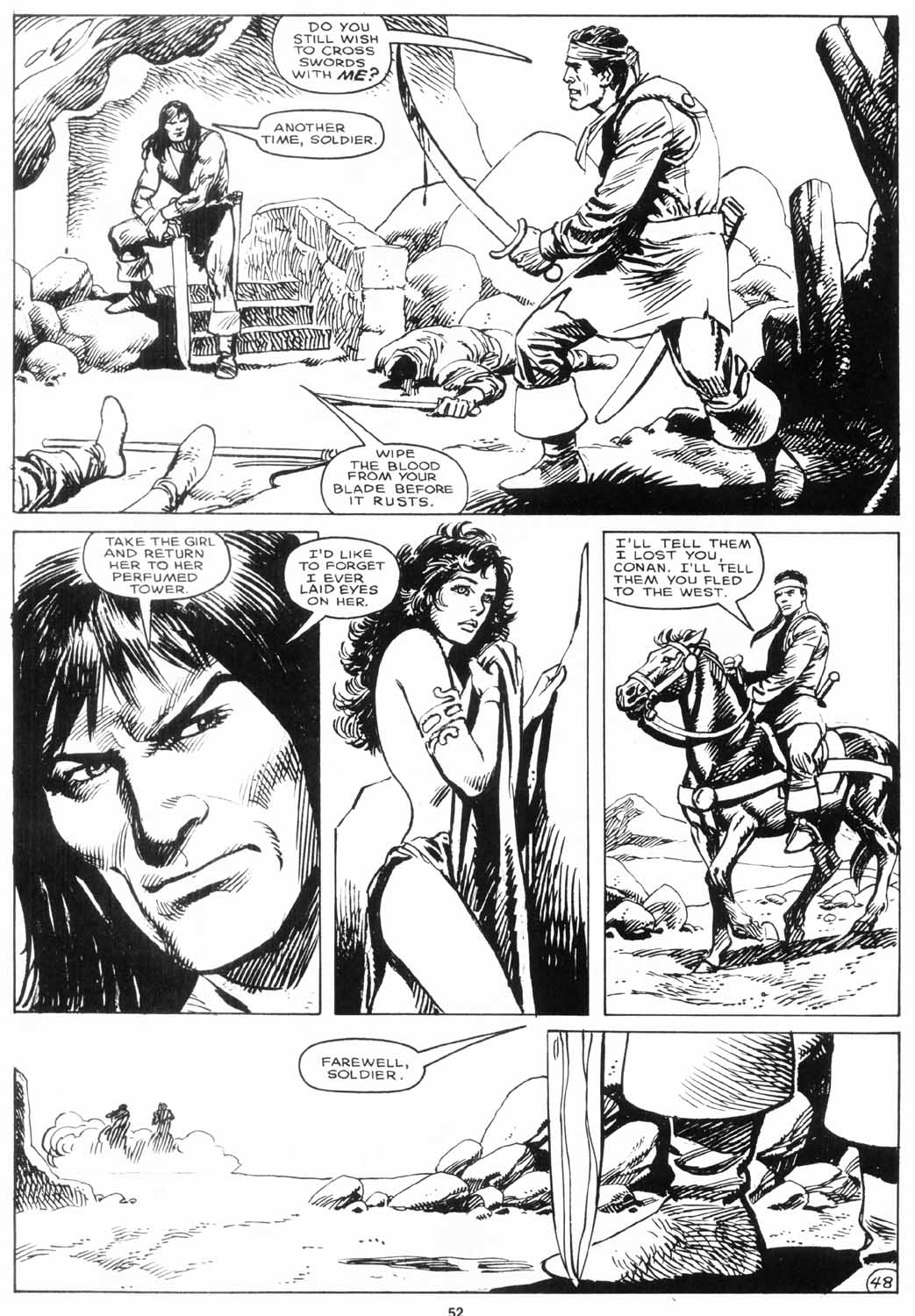 Read online The Savage Sword Of Conan comic -  Issue #156 - 51