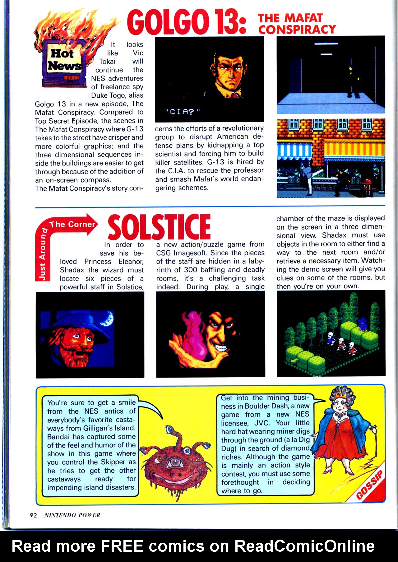 Read online Nintendo Power comic -  Issue #11 - 95