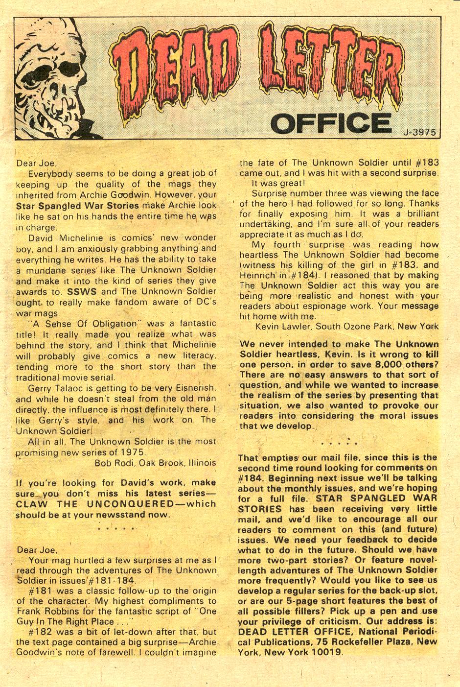 Read online Star Spangled War Stories (1952) comic -  Issue #189 - 20