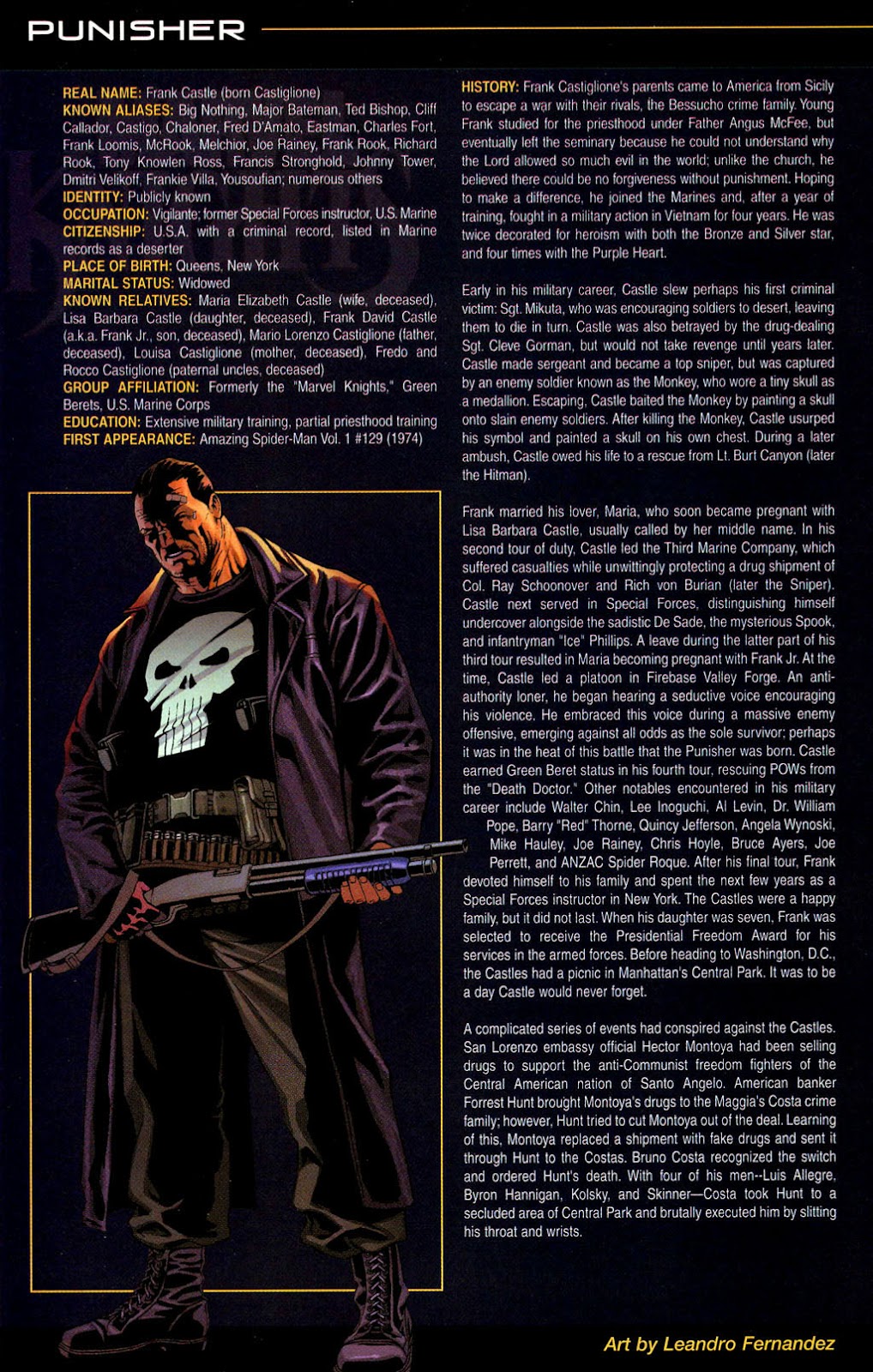 The Official Handbook of the Marvel Universe: Marvel Knights issue Full - Page 42