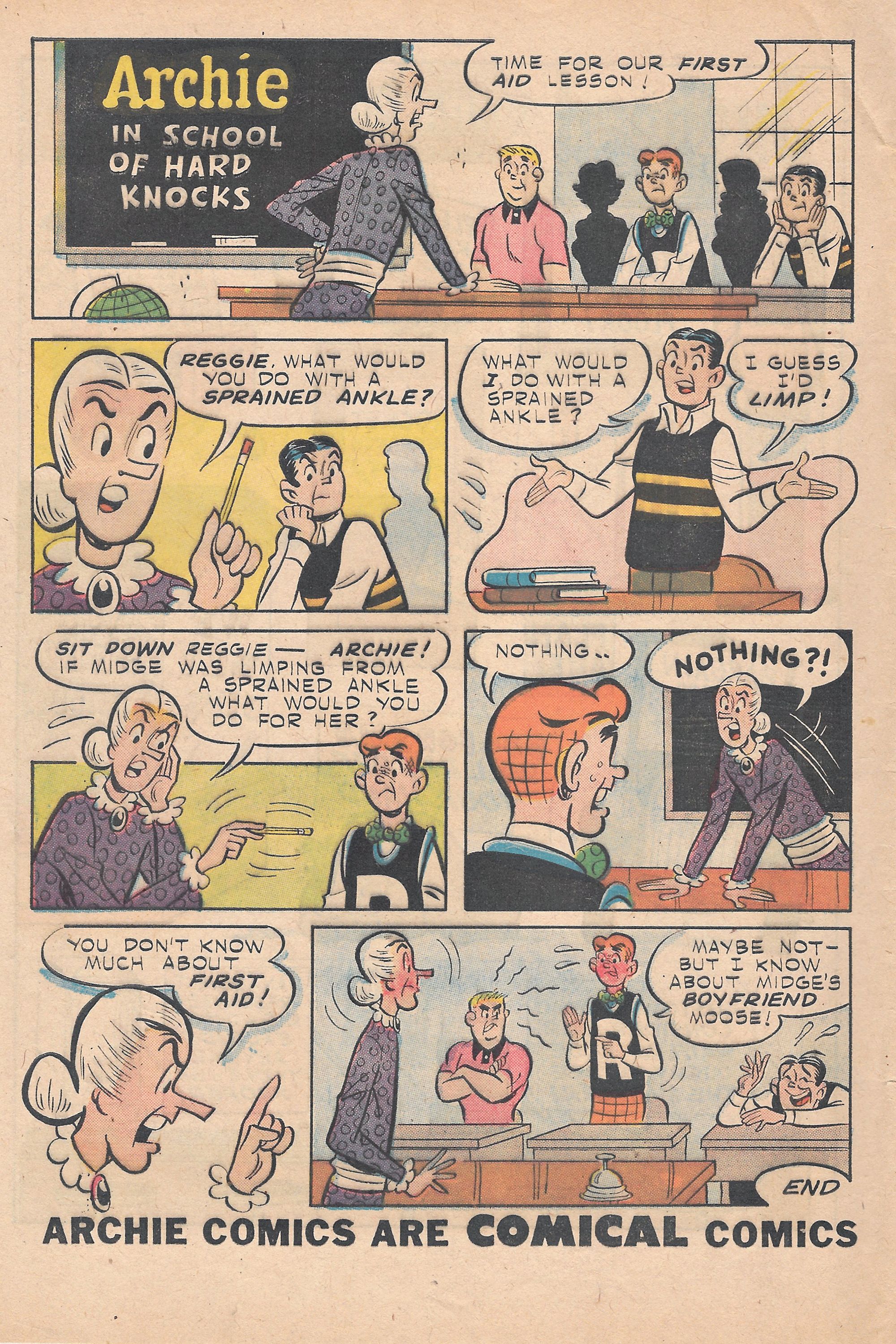 Read online Archie's Joke Book Magazine comic -  Issue #34 - 34