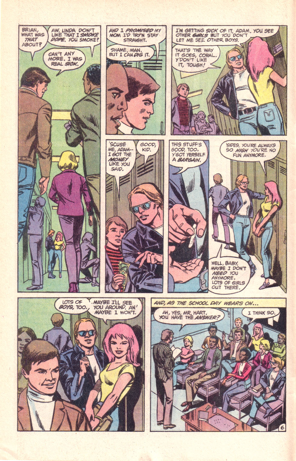 Read online The New Teen Titans (Drug Awareness Specials) comic -  Issue #1 - 8