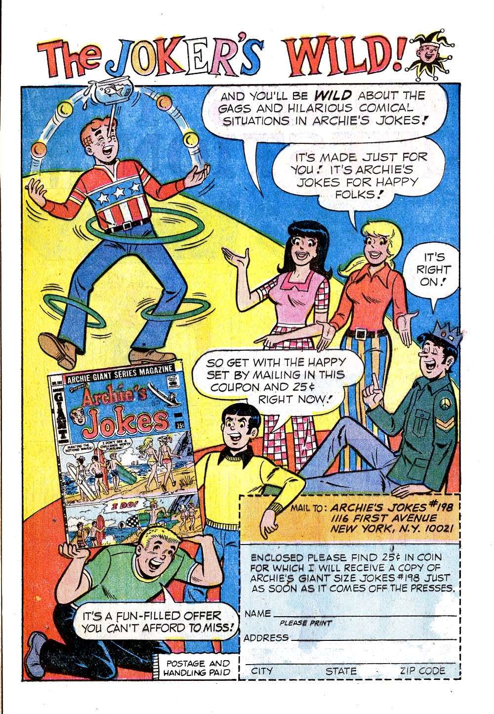Read online Jughead (1965) comic -  Issue #207 - 21