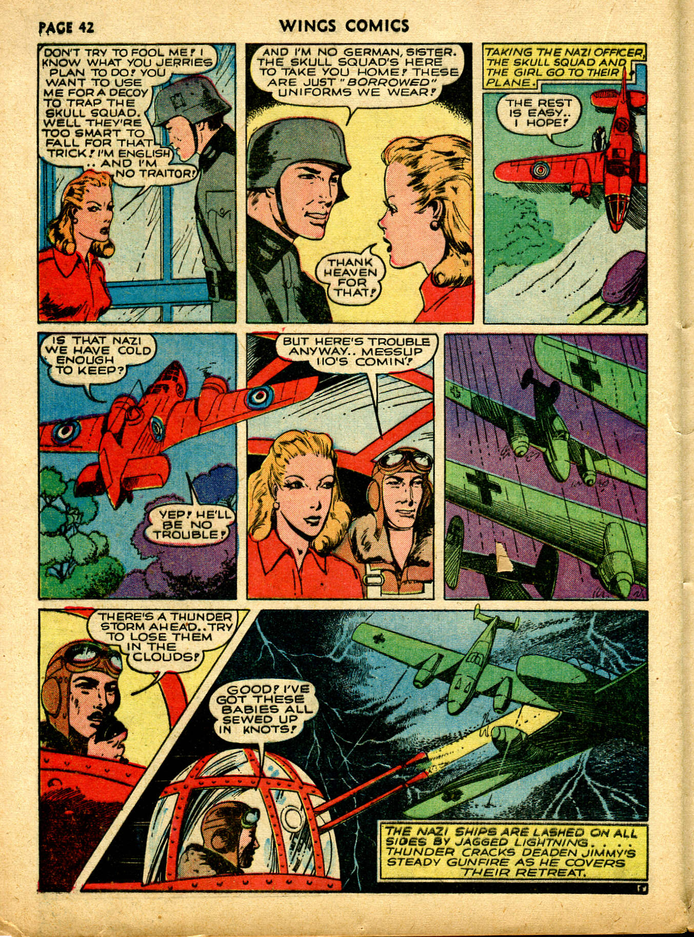 Read online Wings Comics comic -  Issue #12 - 44