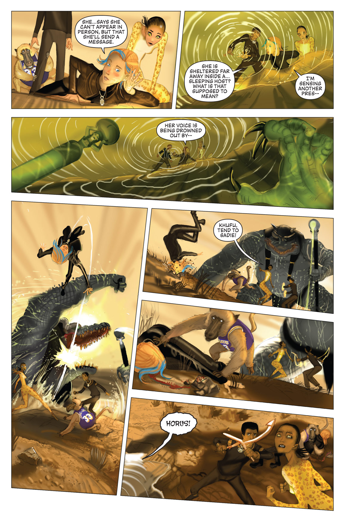 Read online The Kane Chronicles comic -  Issue # TPB 1 - 129