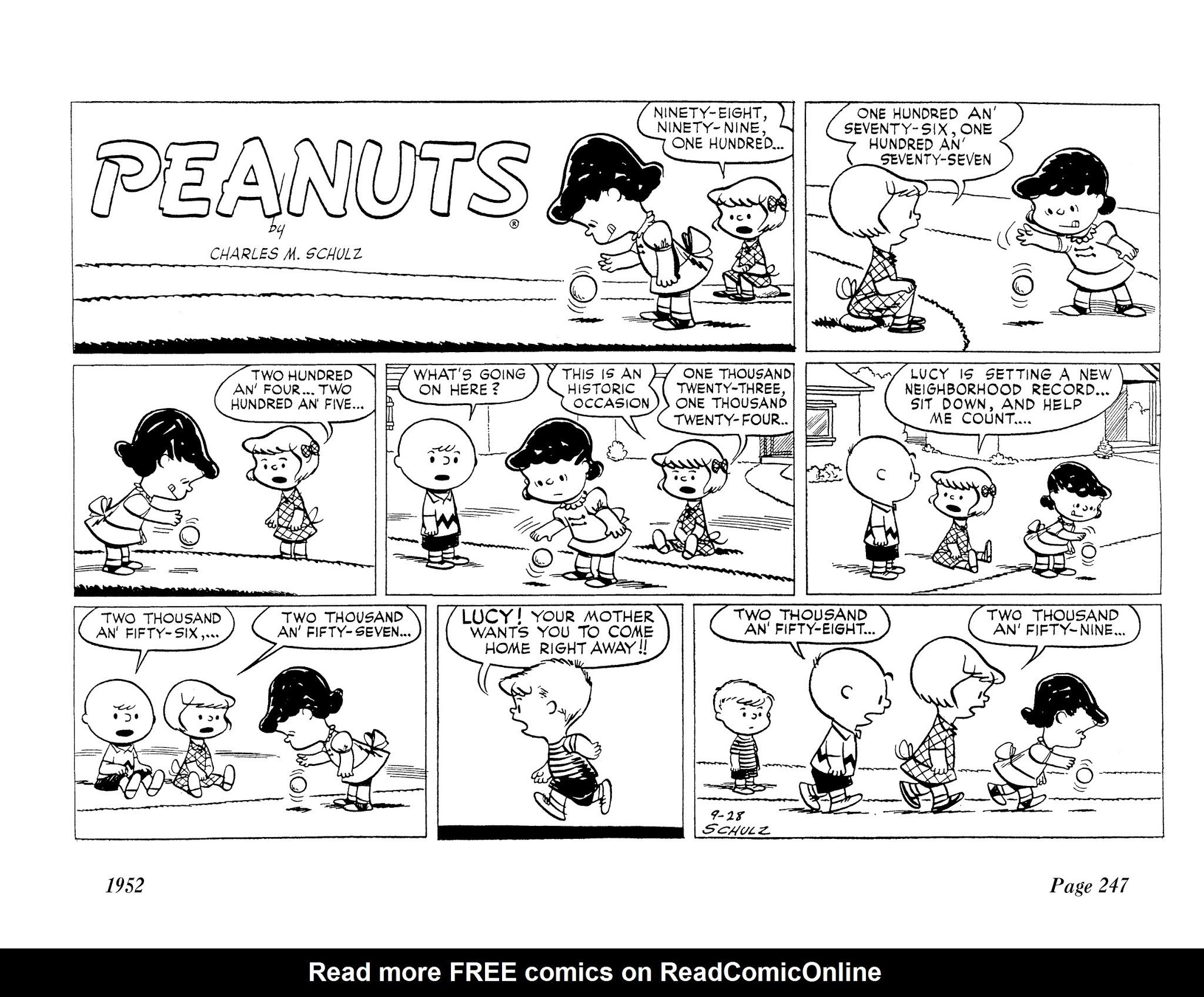 Read online The Complete Peanuts comic -  Issue # TPB 1 - 259