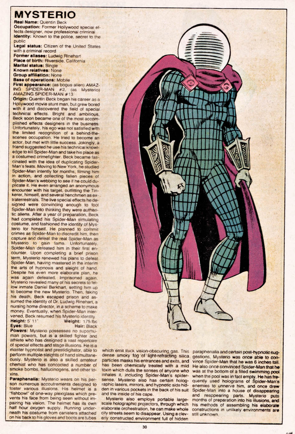 Read online The Official Handbook of the Marvel Universe comic -  Issue #7 - 31