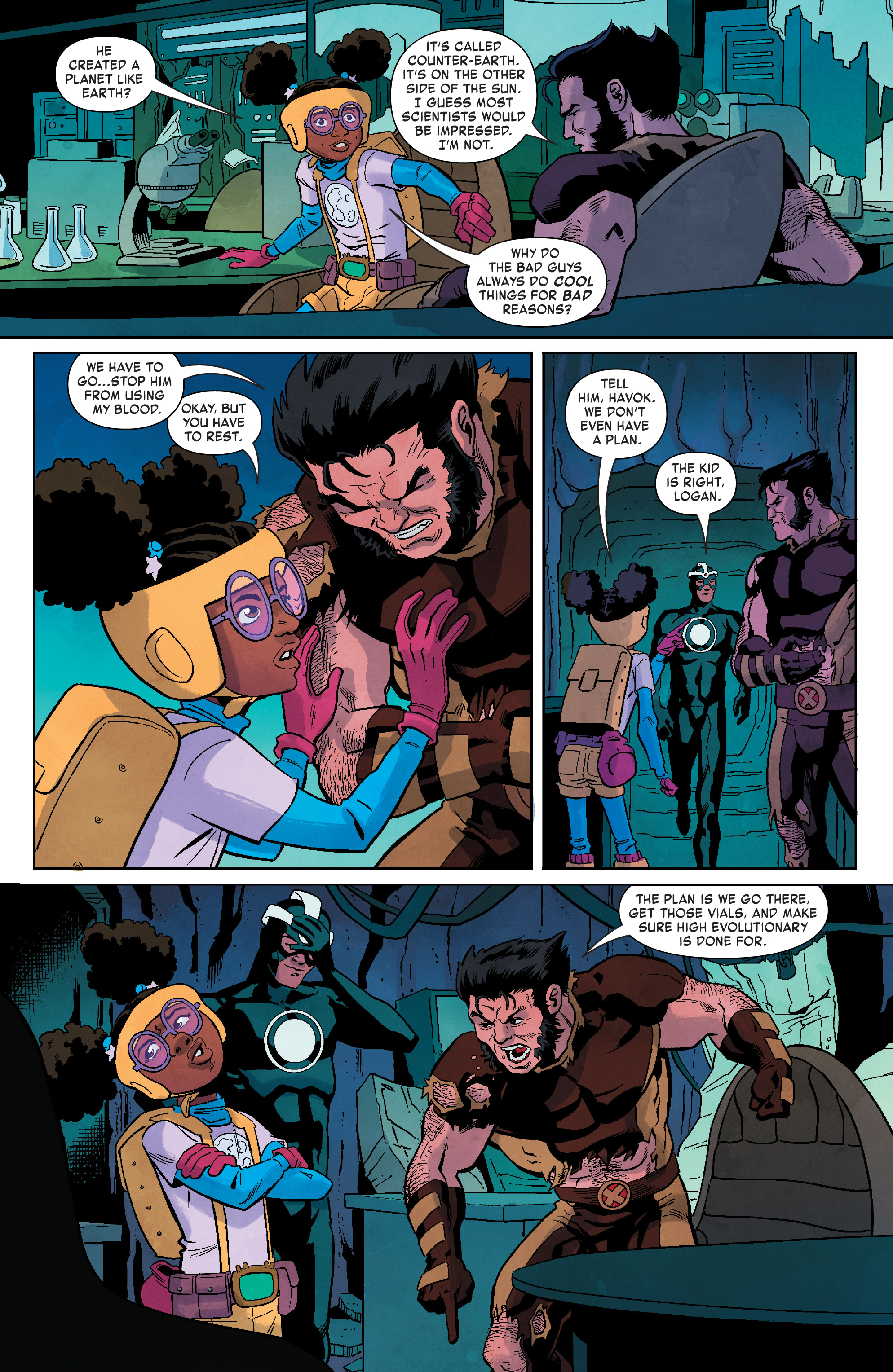 Read online X-Men & Moon Girl comic -  Issue #1 - 4