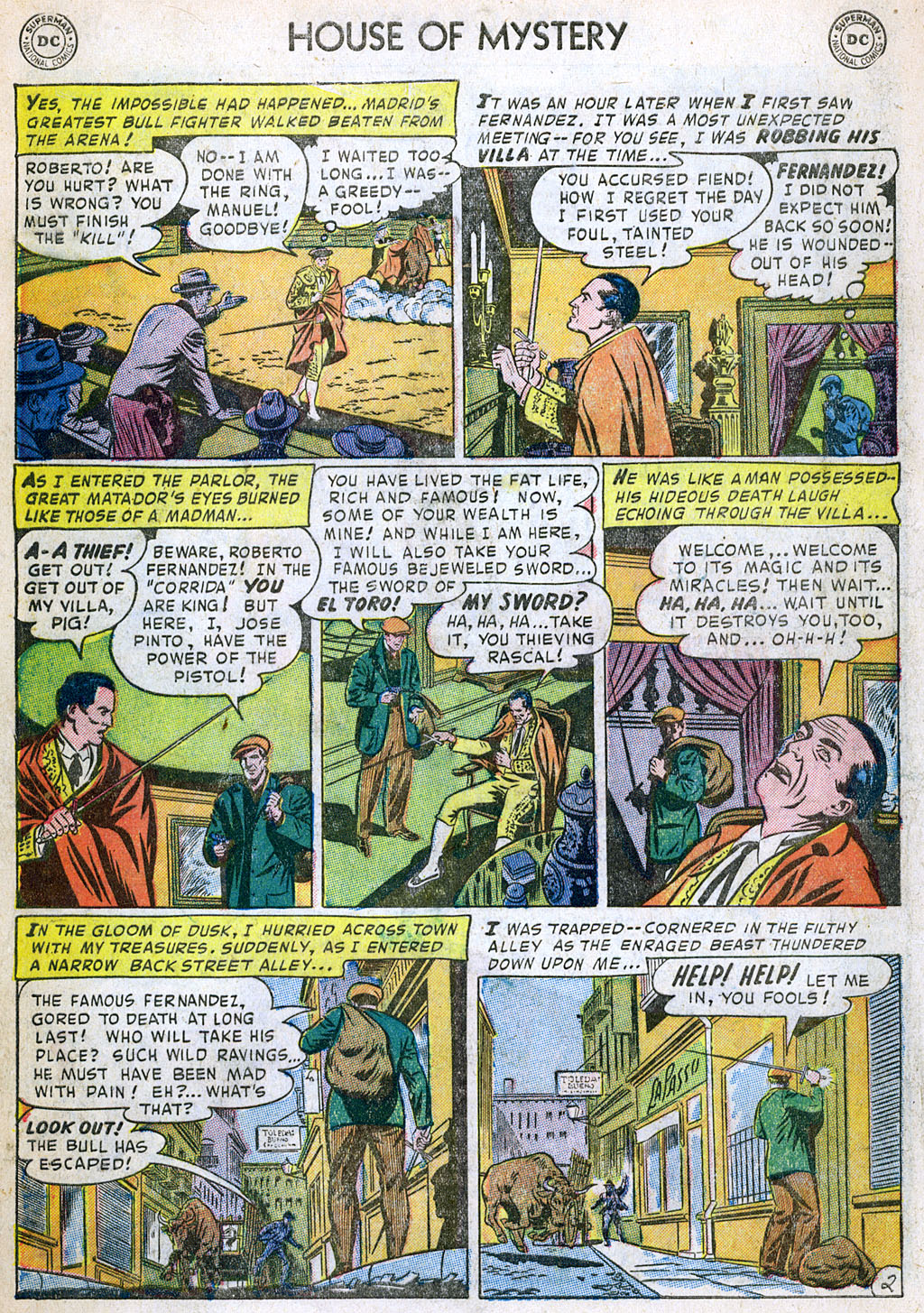 Read online House of Mystery (1951) comic -  Issue #12 - 28