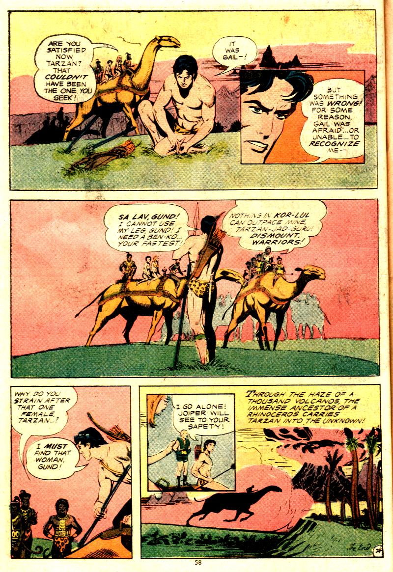 Read online Tarzan (1972) comic -  Issue #232 - 53