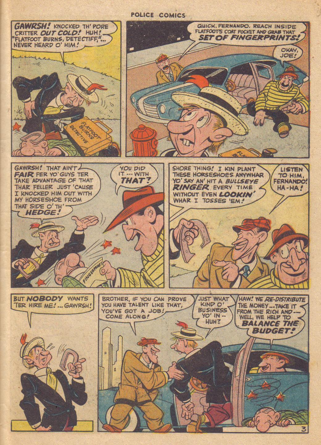 Read online Police Comics comic -  Issue #62 - 47