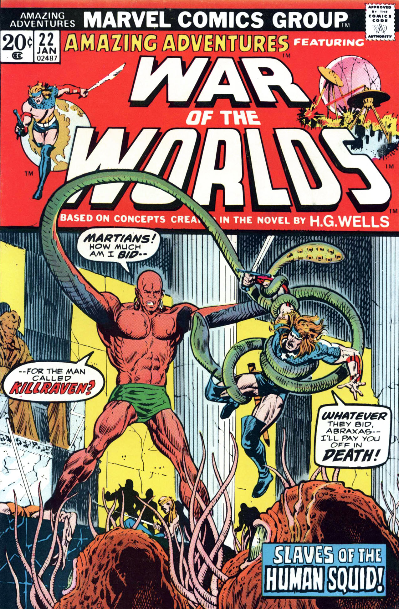 Read online Amazing Adventures (1970) comic -  Issue #22 - 1