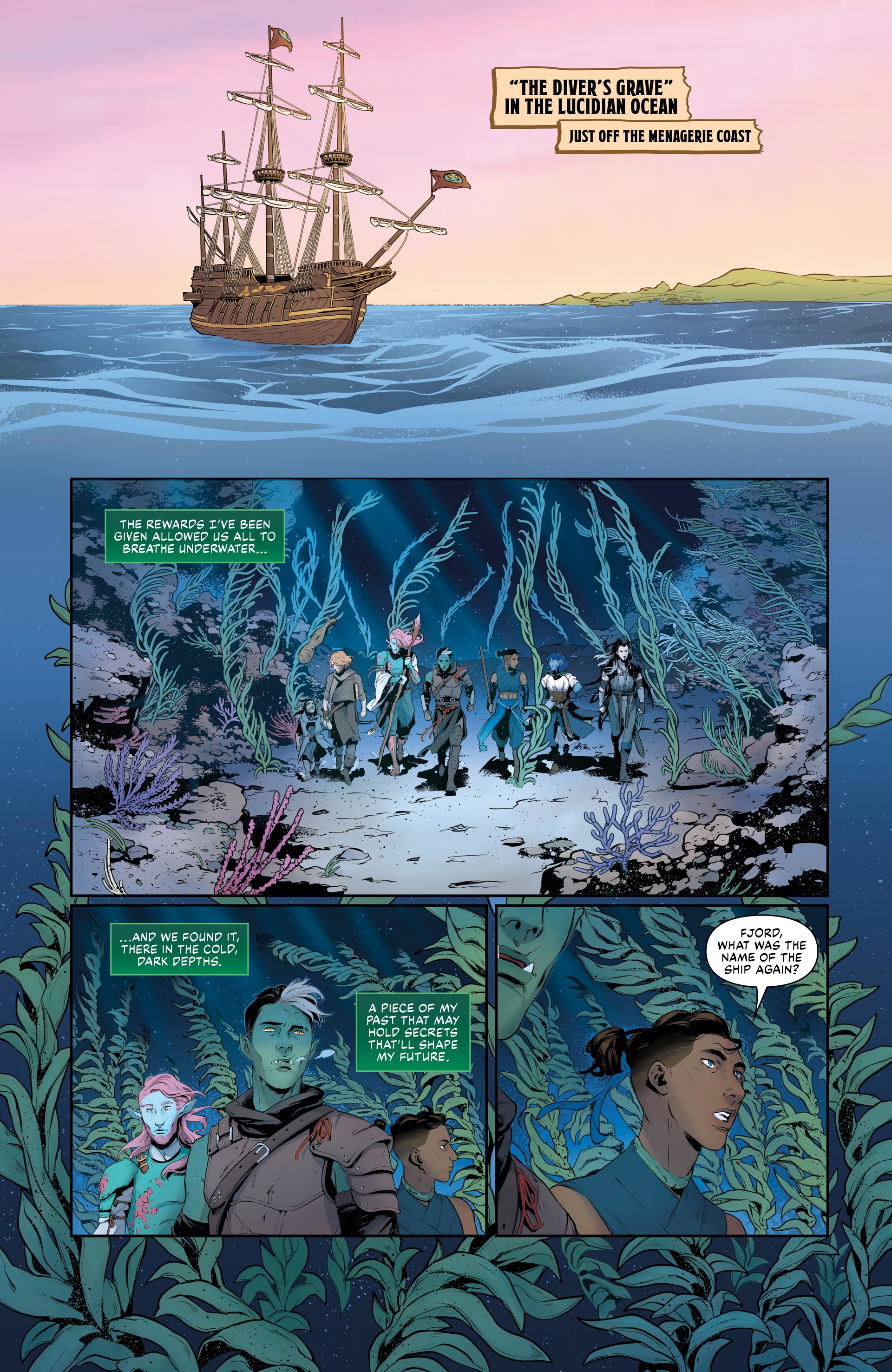 Read online Critical Role: The Mighty Nein Origins – Fjord Stone comic -  Issue # Full - 7